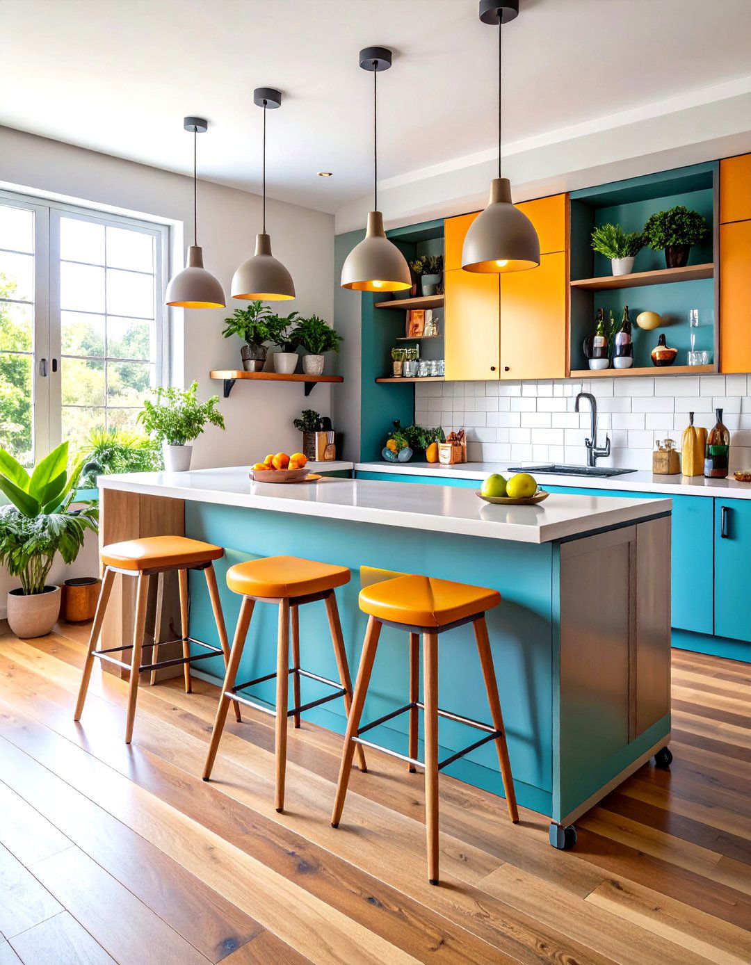 Compact Apartment Bar Solution - 24 Kitchen Bar Ideas