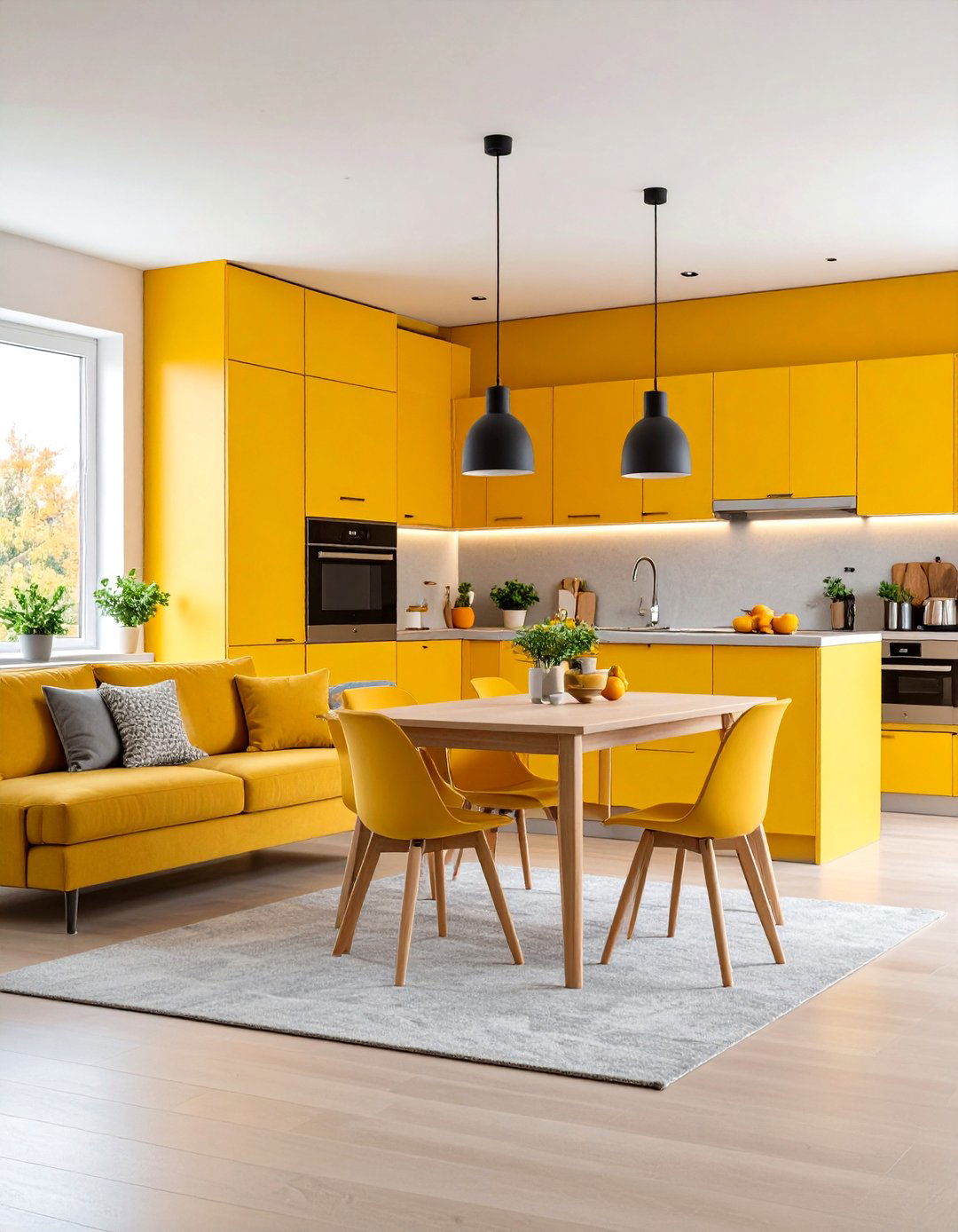 Compact Apartment Open Kitchen Living Room - 24 Open Kitchen Living Room Ideas