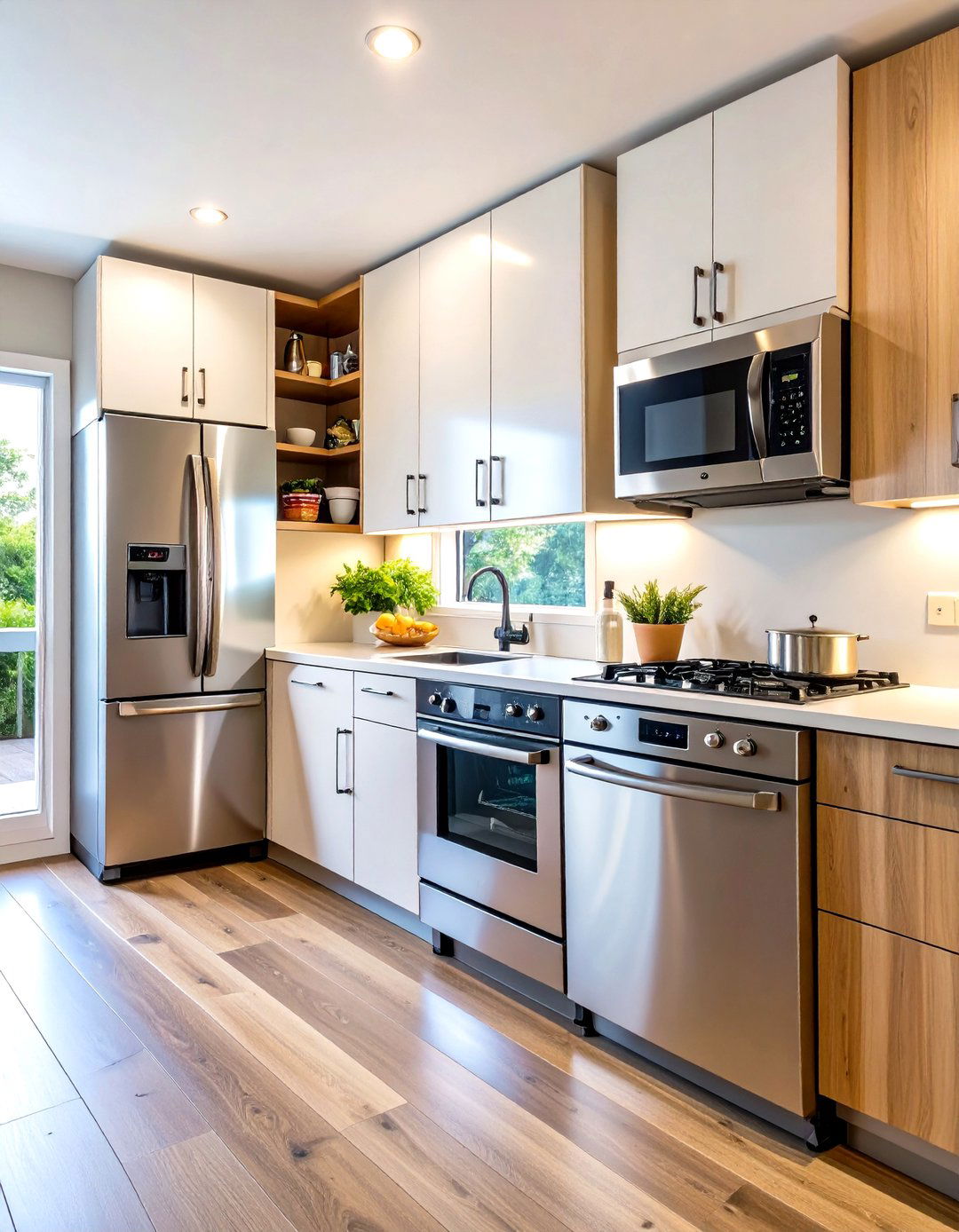 Compact Appliance Integration - 24 Mobile Home Kitchen Ideas