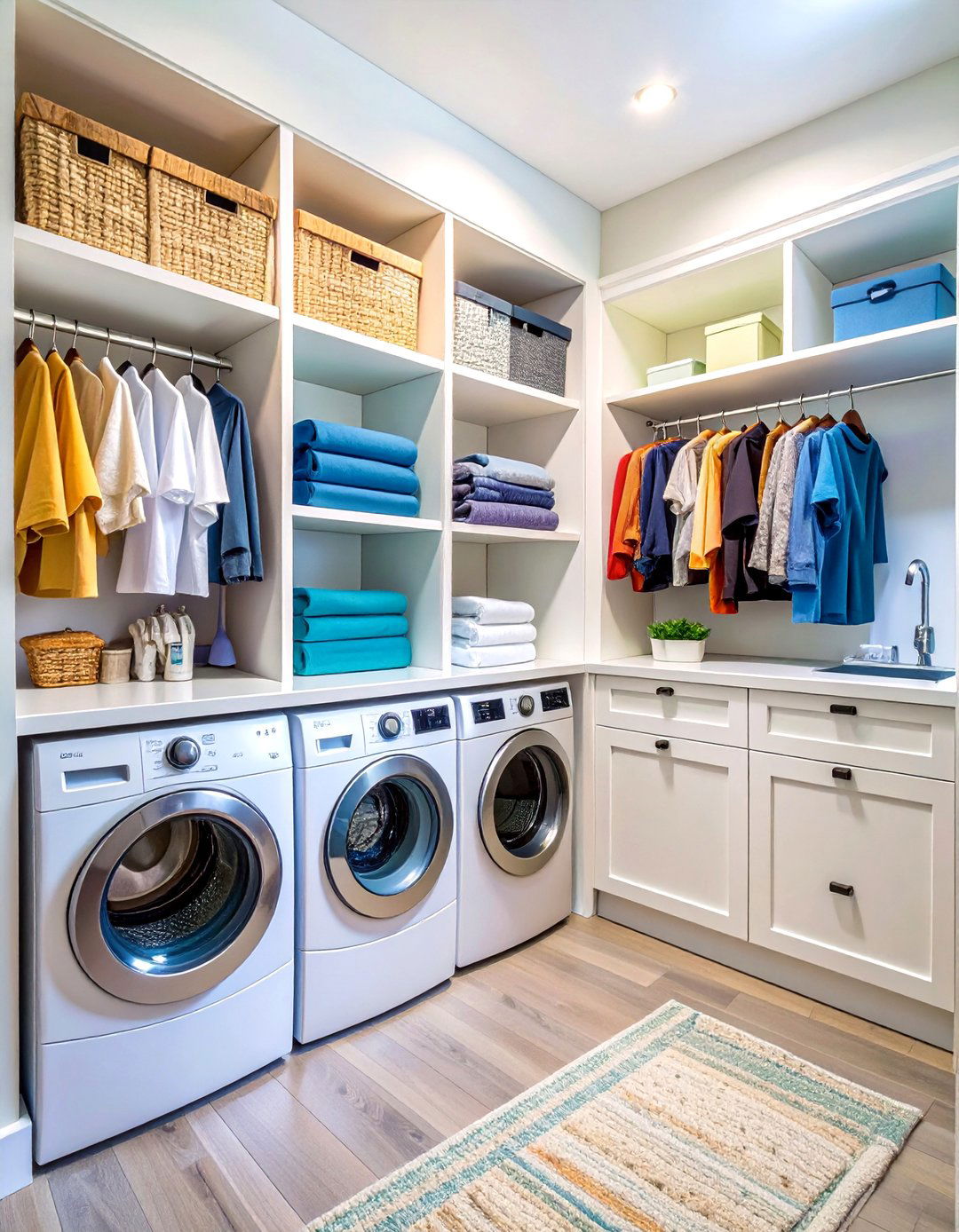 Compact Closet Stackable Laundry Solution - 24 Stackable Laundry Room Ideas