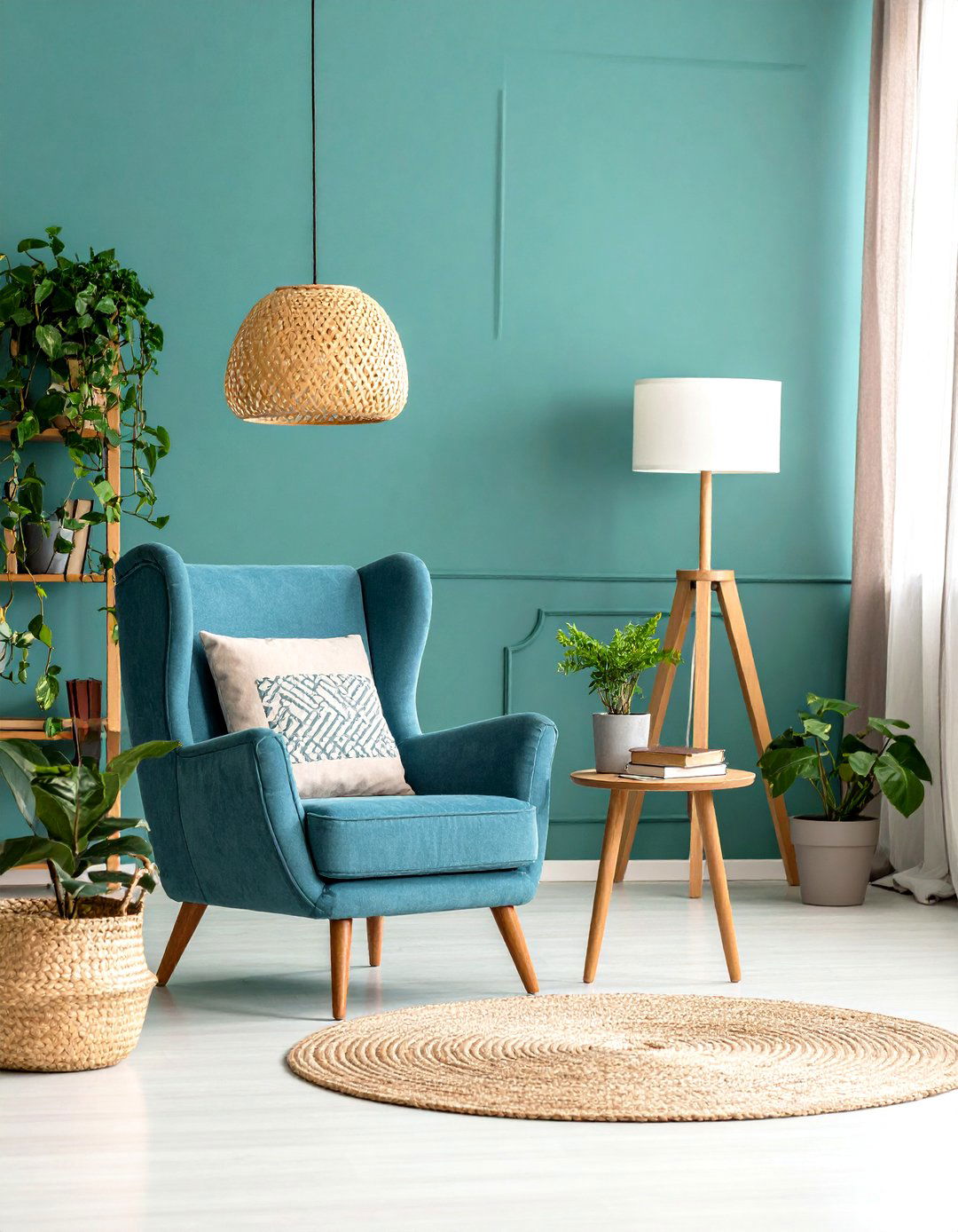 Compact Corner Reading Nook