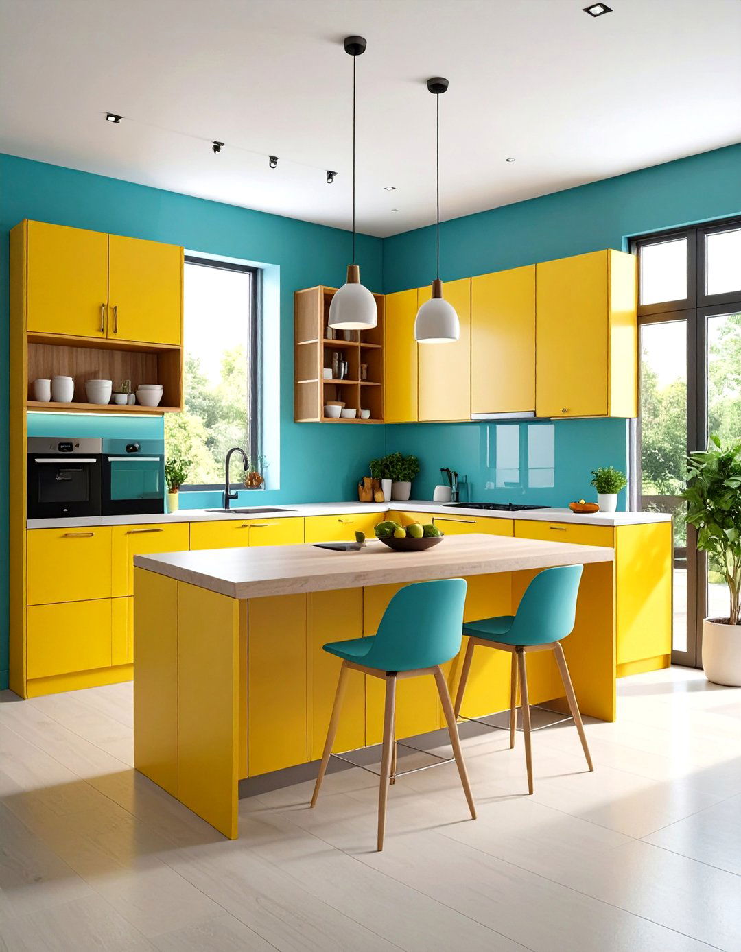 Compact Efficient Design Solutions - 24 Office Kitchen Ideas