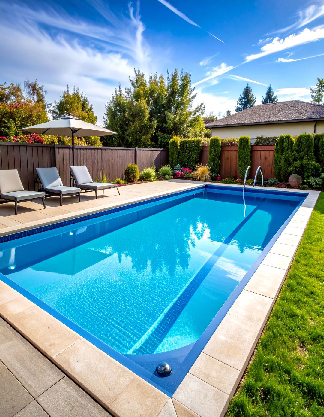 Compact Lap Pool for Exercise - 24 Small Inground Pool Ideas