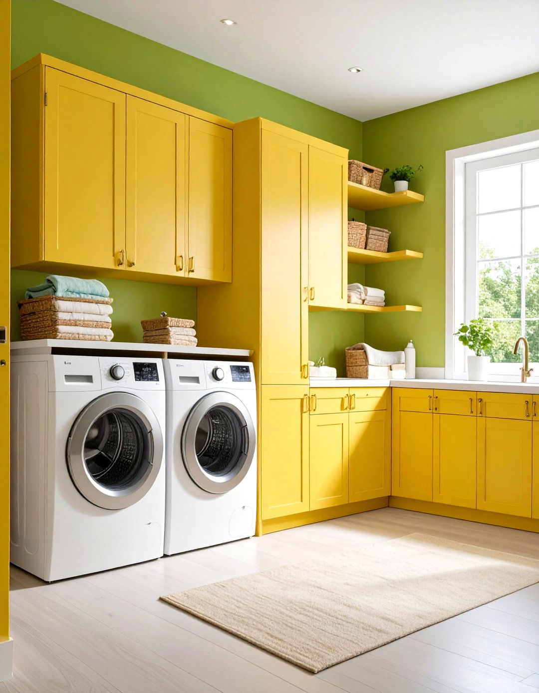 Compact Space Maximizer - 24 Modern Laundry Room Ideas