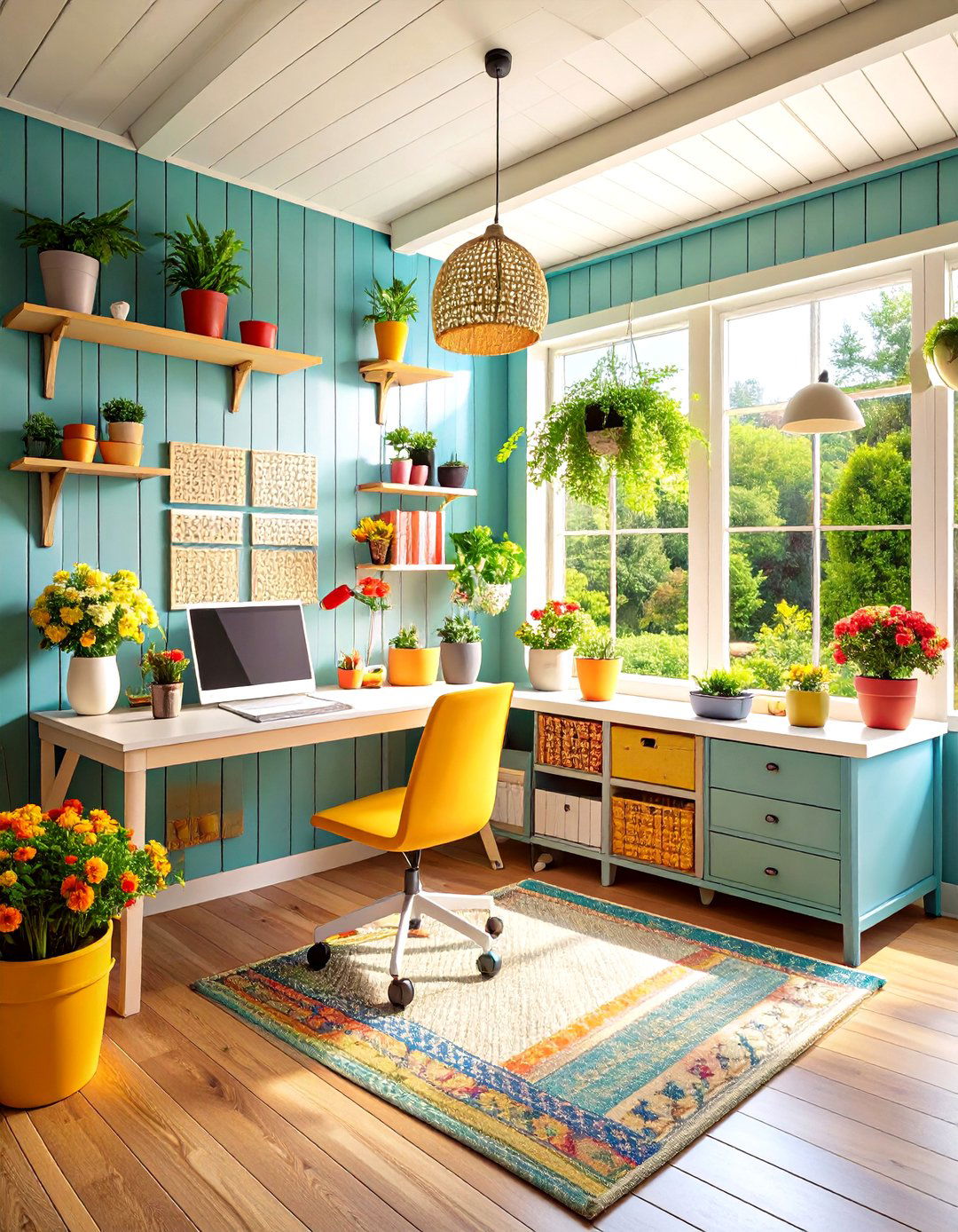 Compact Sunroom Office Solutions - 24 Sunroom Office Ideas