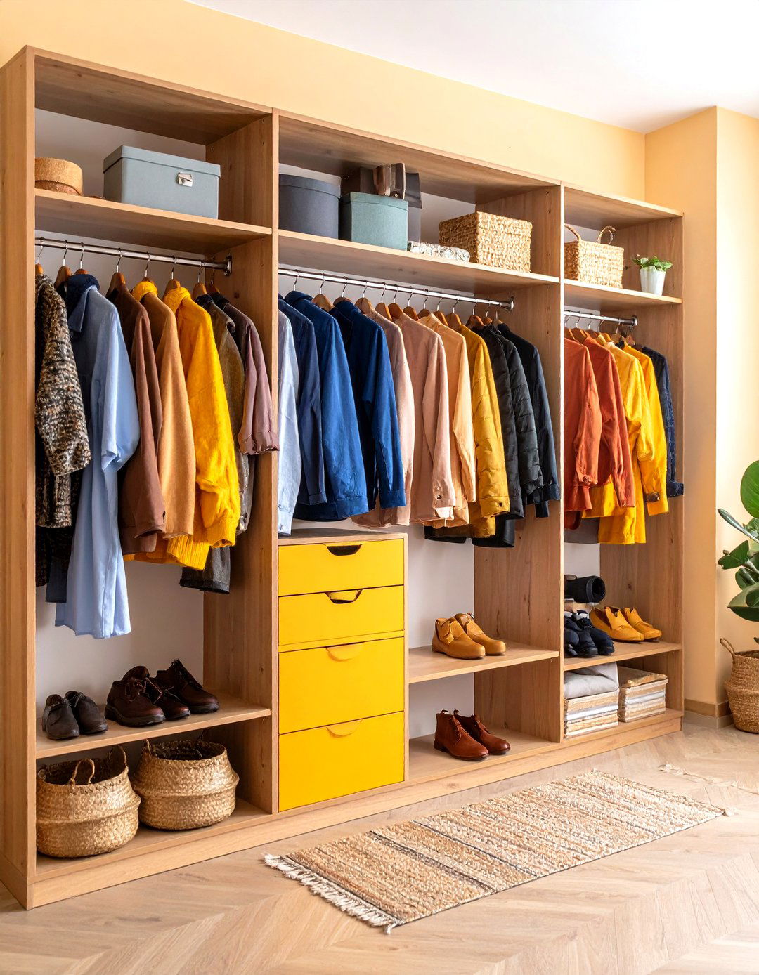 Compact Urban Coat Closet for Small Spaces - 24 Coat Closet Ideas