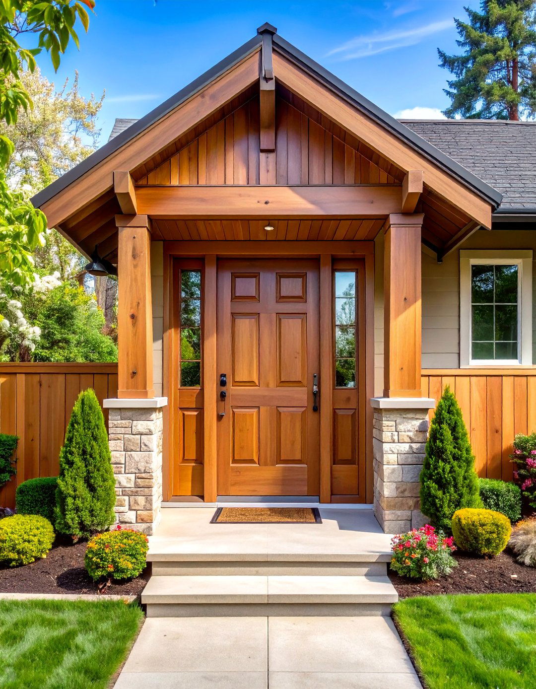 Composite Wood Door Trim - 24 Exterior Door Trim Ideas