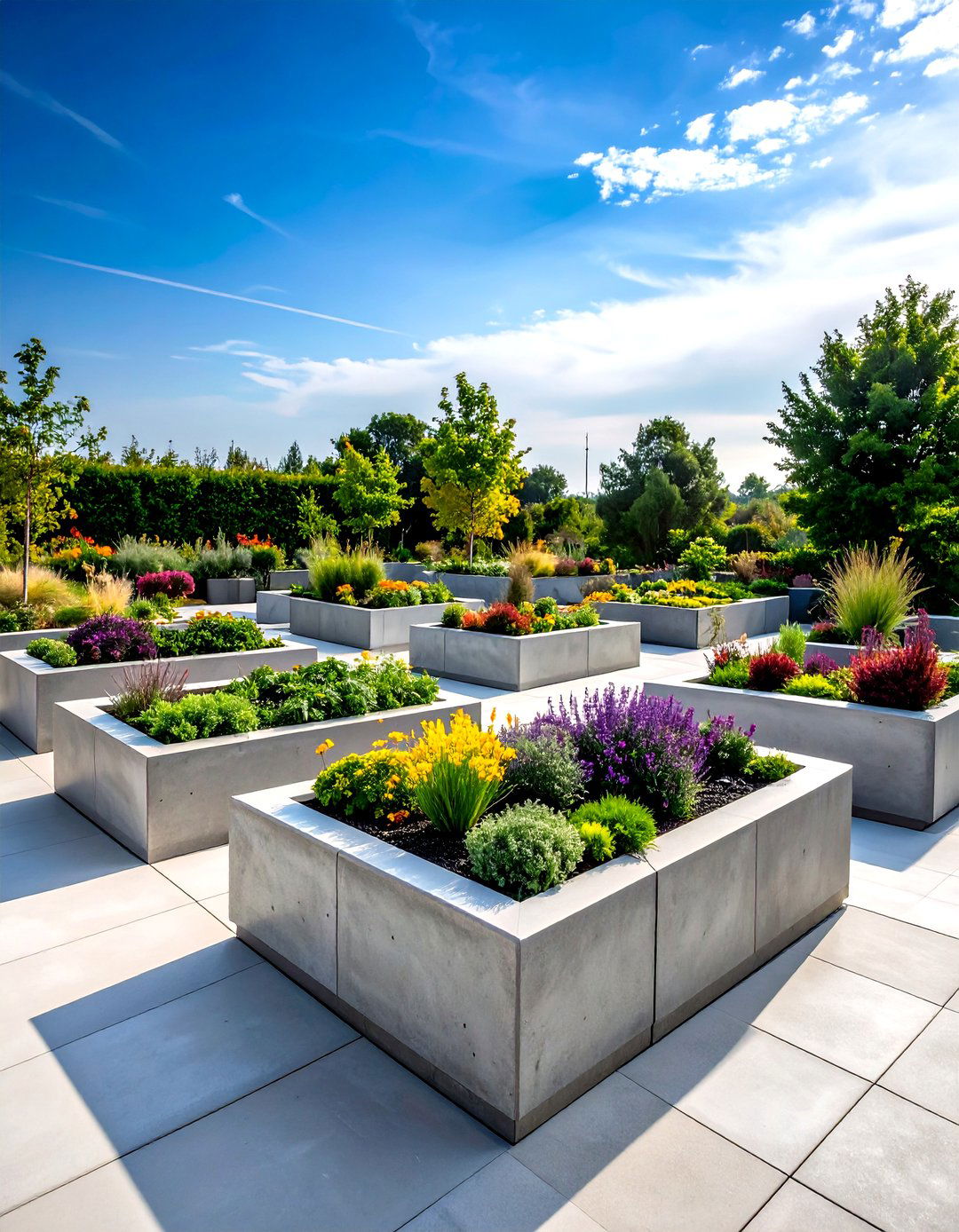 Concrete Block Enclosed Garden - 24 Enclosed Garden Ideas