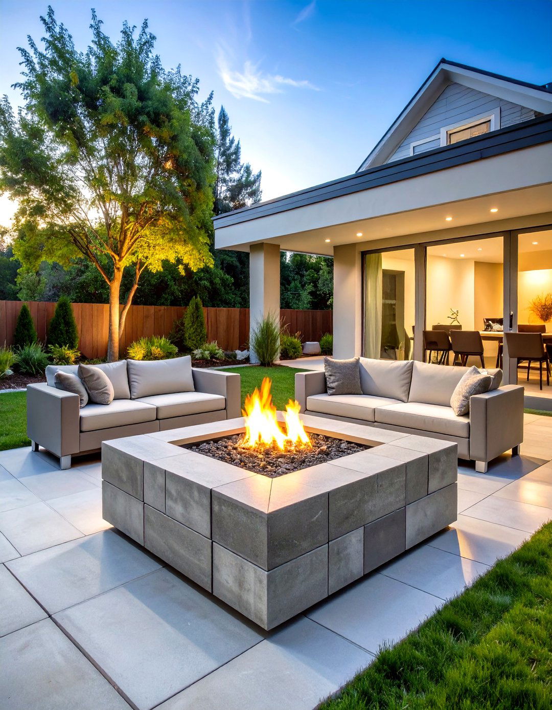 Concrete Block Square Fire Pit Build - 24 Square Fire Pit Ideas