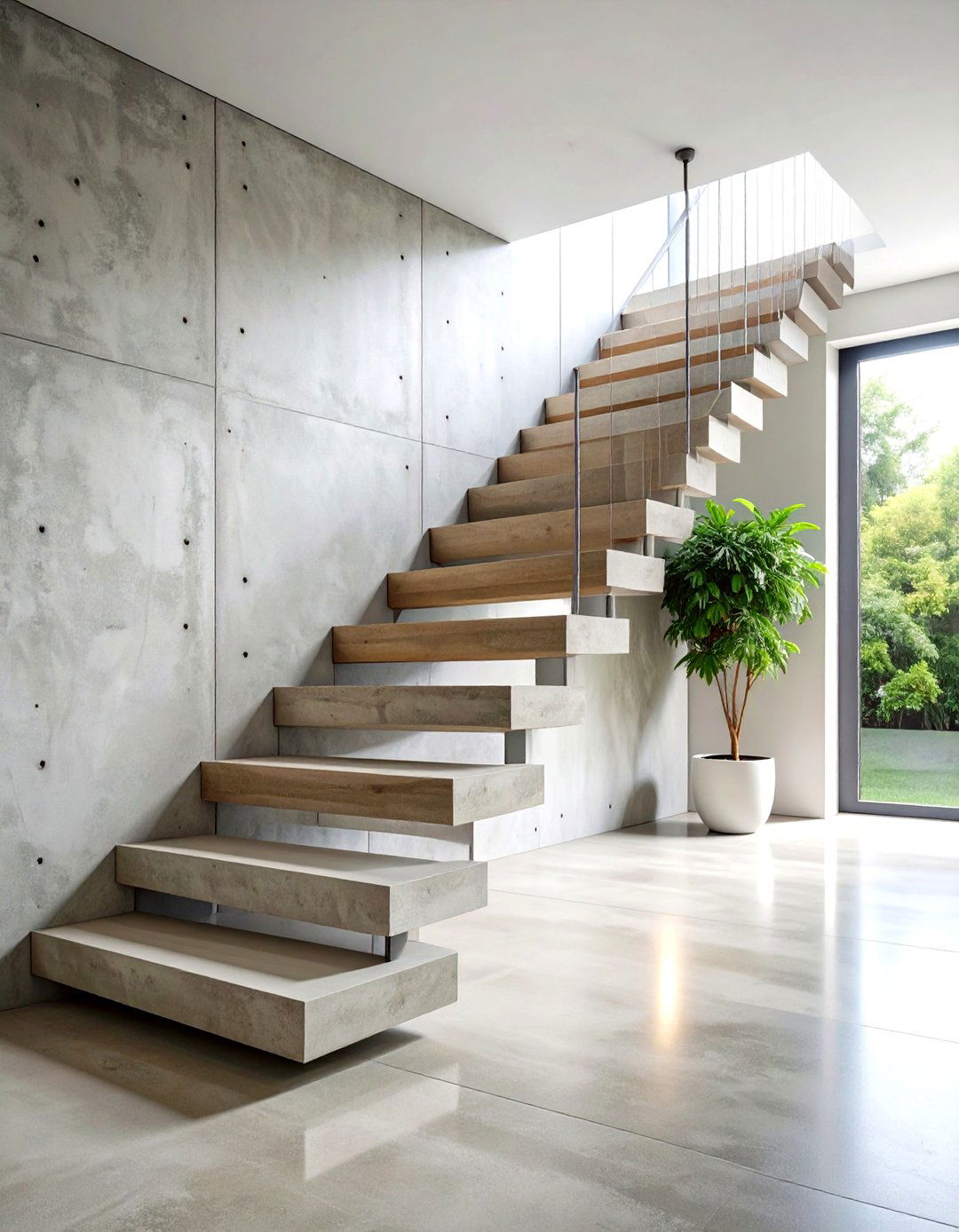 Concrete Cantilever Design - 24 Modern Staircases
