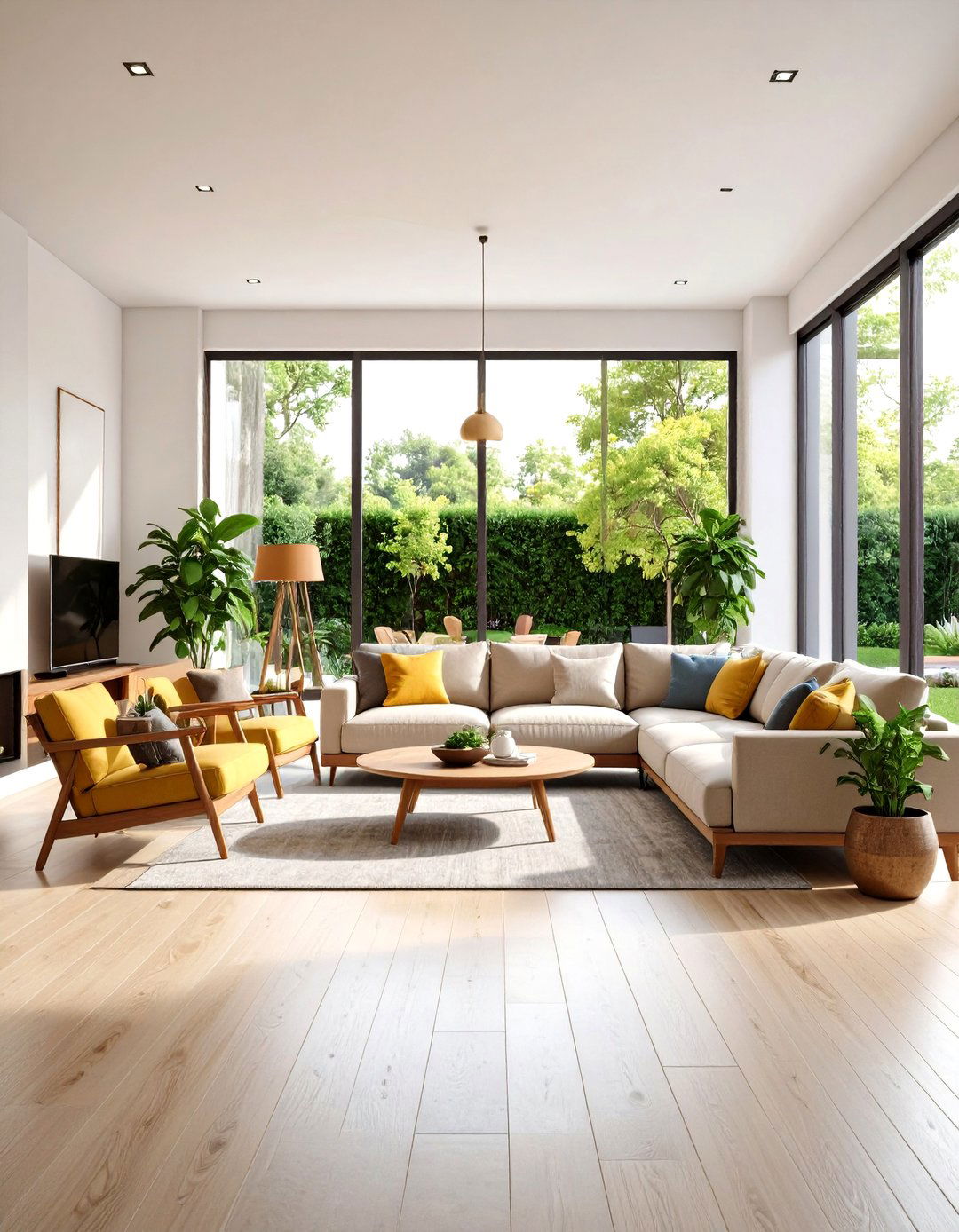 Concrete Floor with Integrated Drainage Systems - 24 Concrete Floor Living Room Ideas