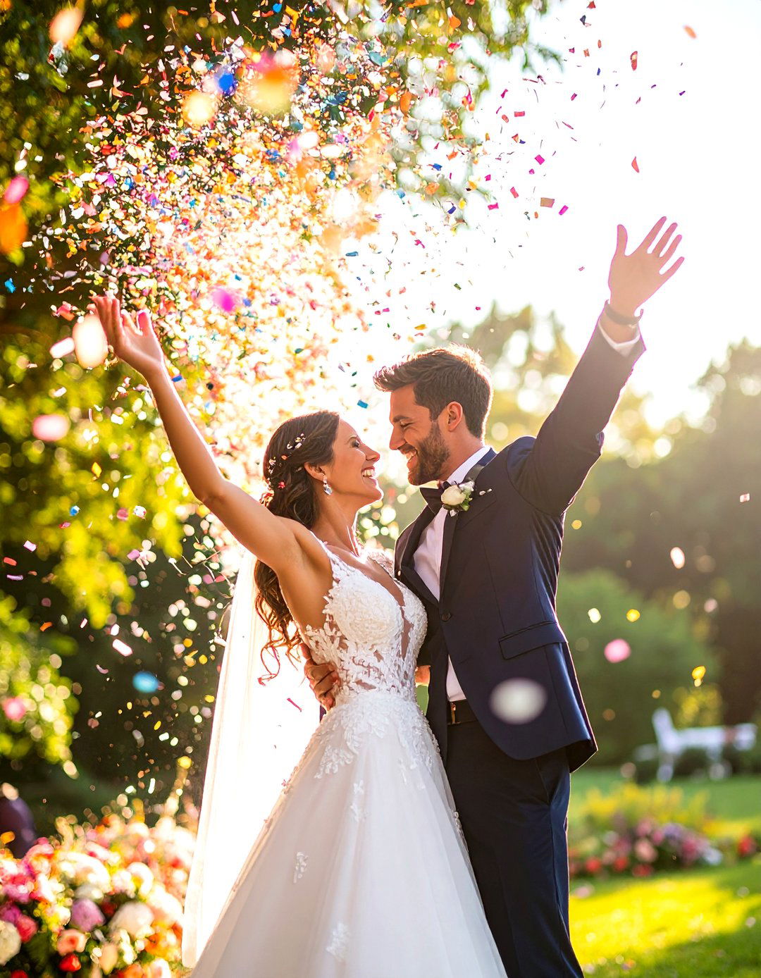 Confetti Cannon Finale - 24 Wedding Send-off Ideas
