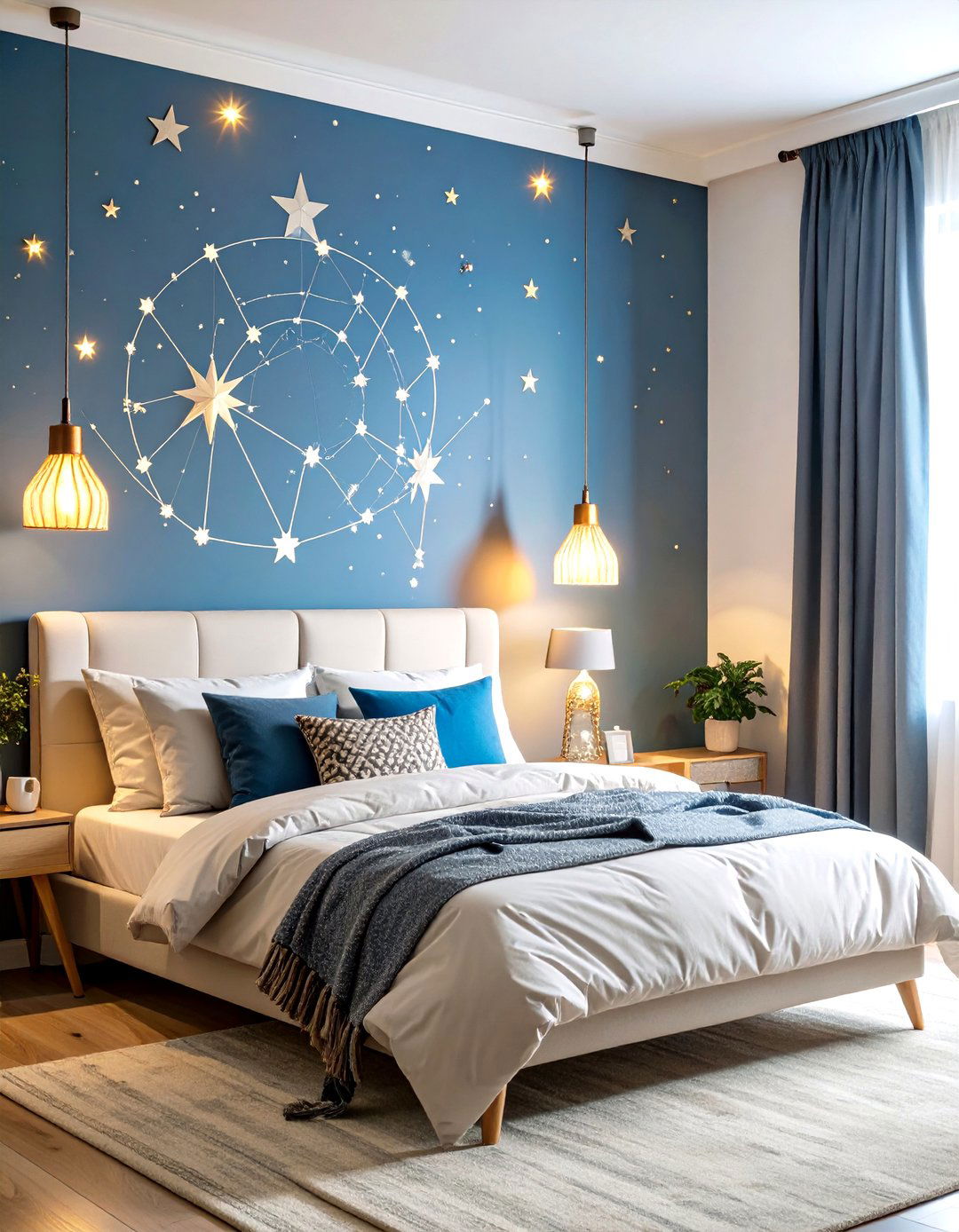 Constellation Map Walls - 24 Space-themed Room Ideas