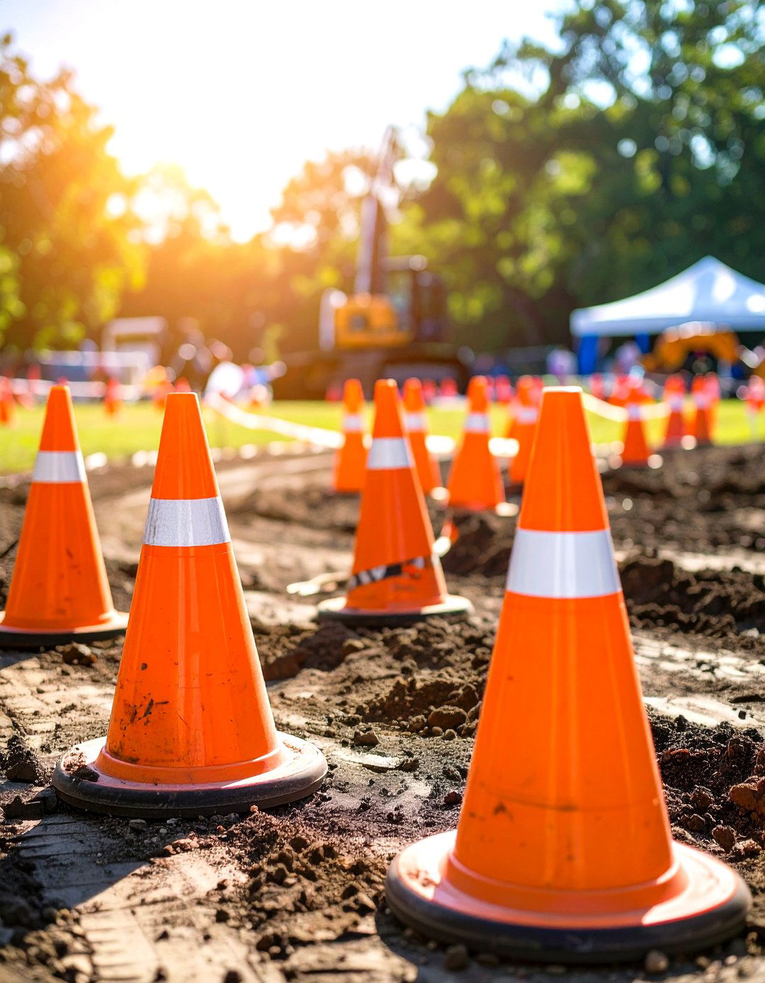 Construction Site Racing Zone - 24 Hot Wheels Birthday Party Ideas