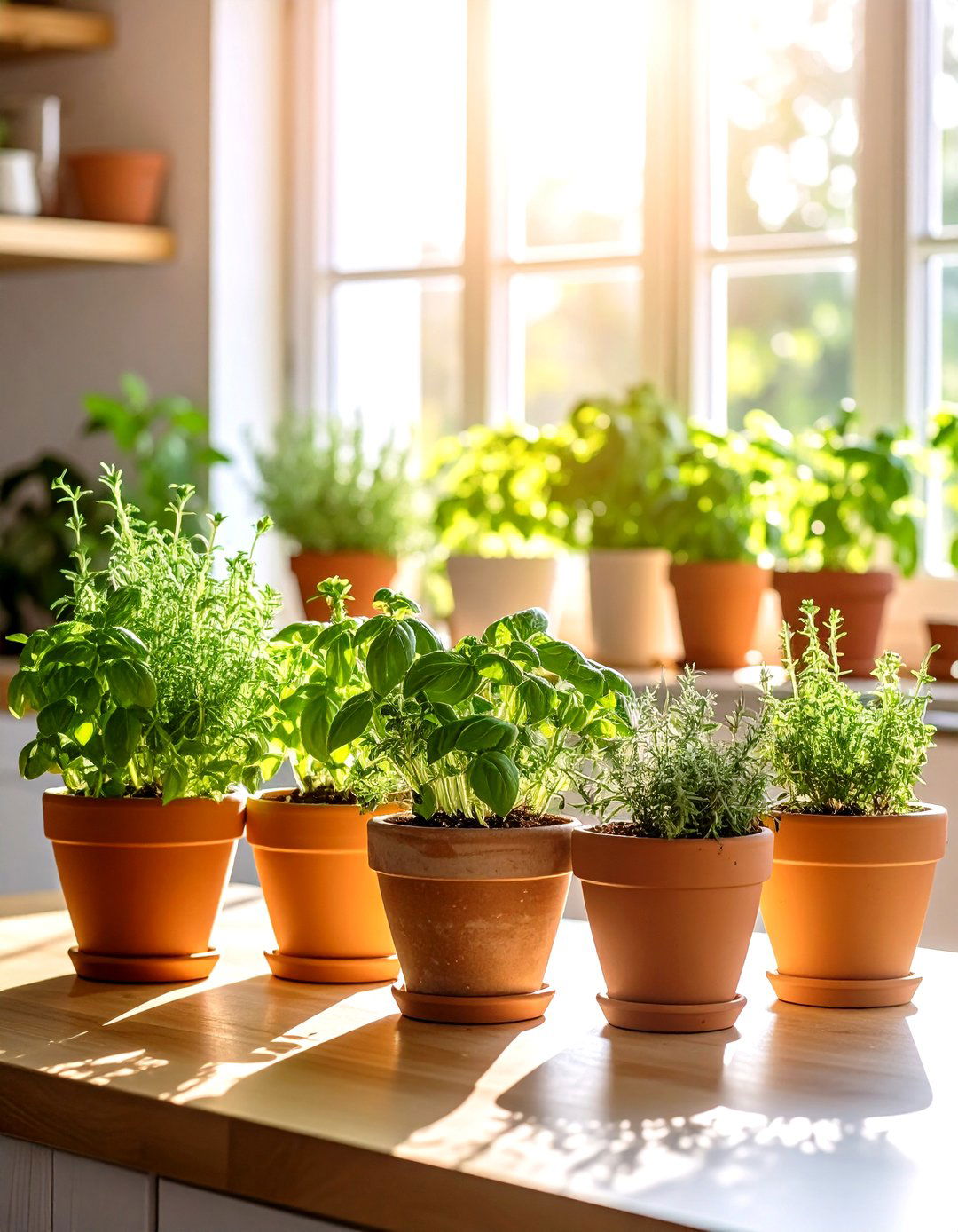 Container Herb Garden - 24 Indoor Garden Ideas