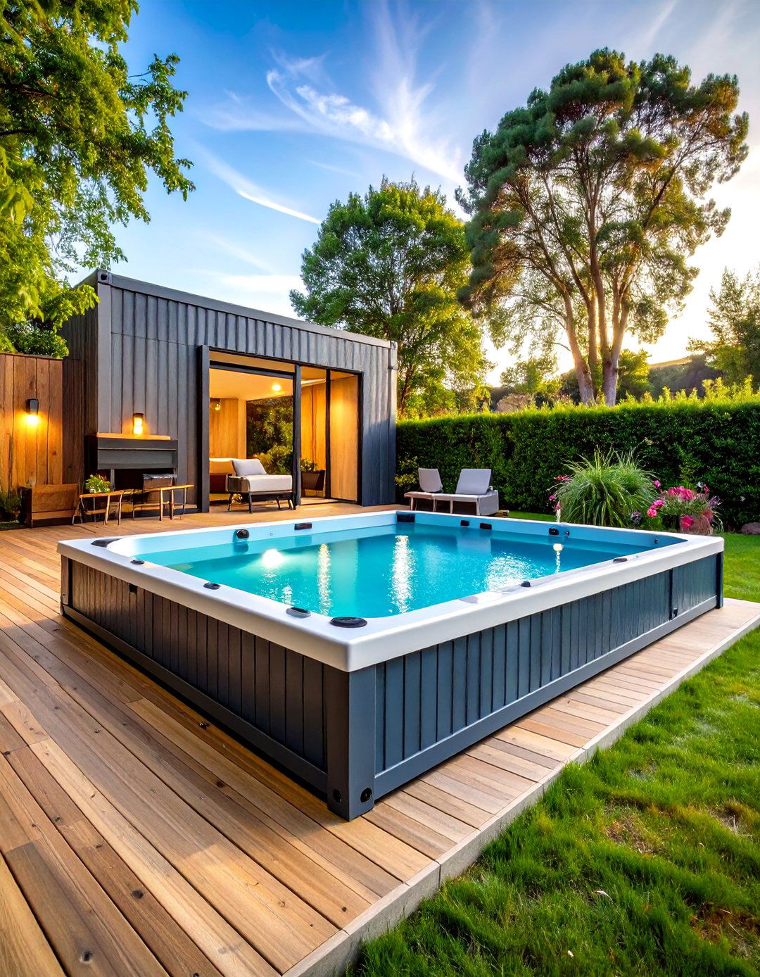 Container Pool Spa Combinations - 24 Shipping Container Pools