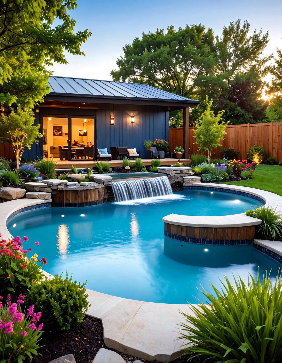 Container Pool Water Feature Integration - 24 Shipping Container Pools