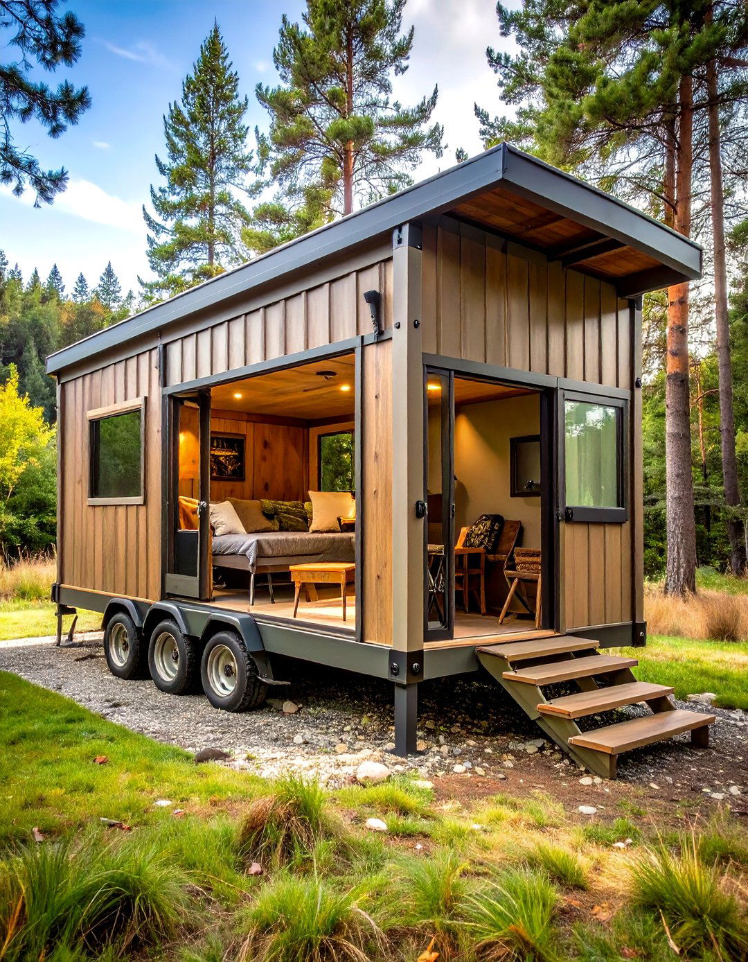 Container Seasonal Hunting Lodge - 24 Container Home Ideas