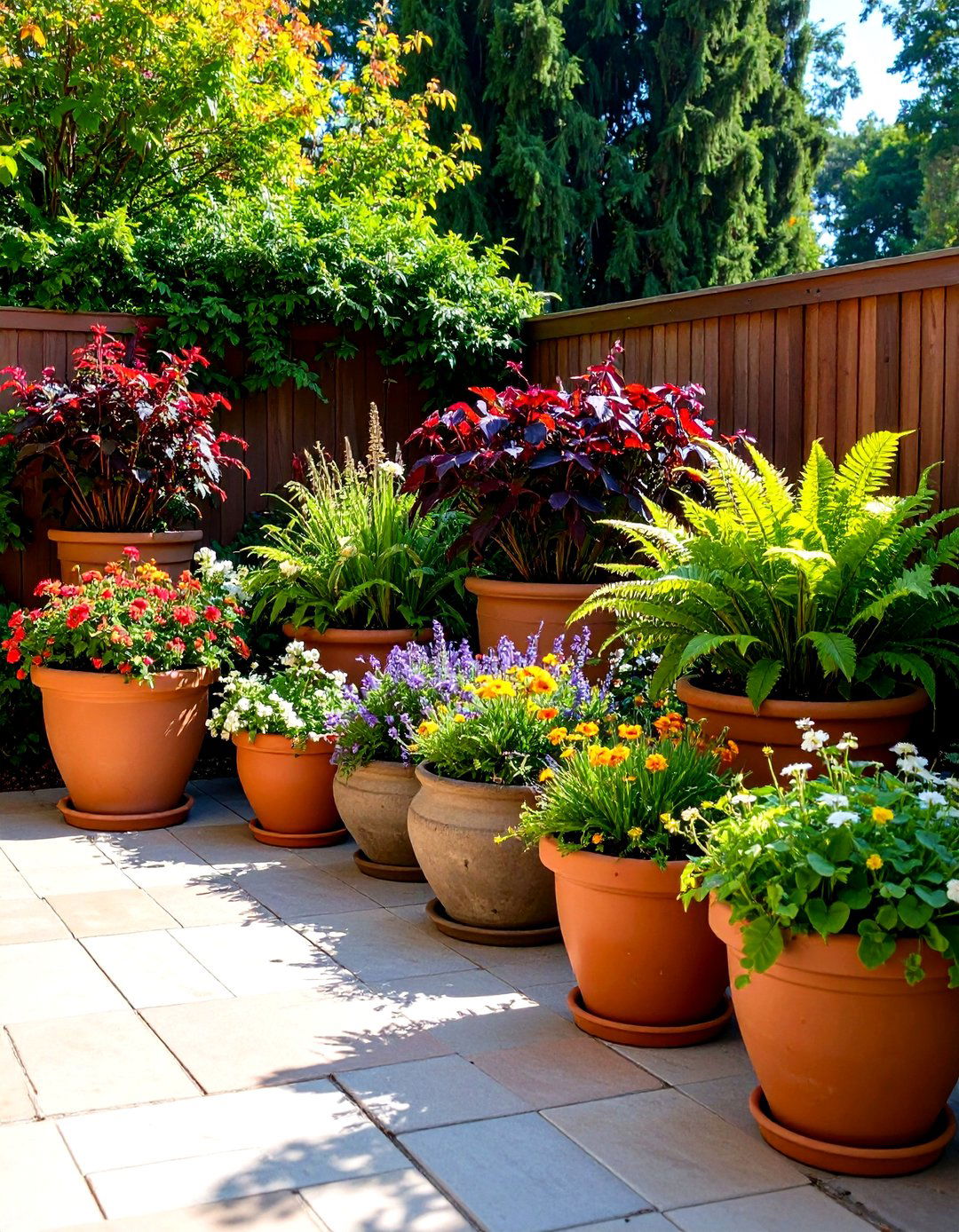 Container Shade Garden Arrangements - 24 Shade Garden Design Ideas