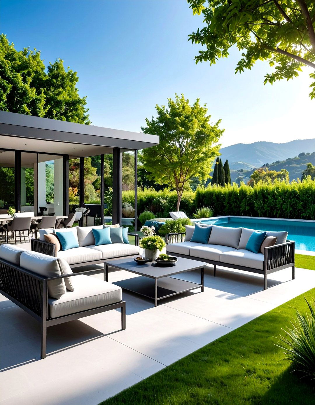 Contemporary Aluminum Frame Sets - 24 Patio Furniture Ideas