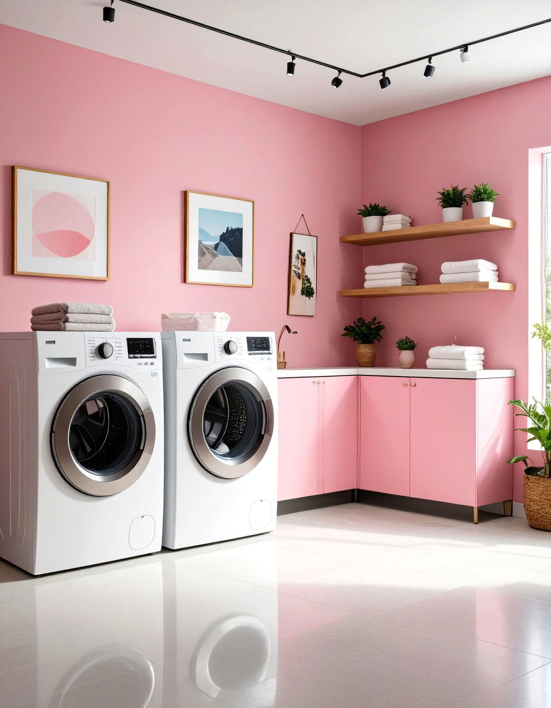 Contemporary Art Gallery - 24 Modern Laundry Room Ideas