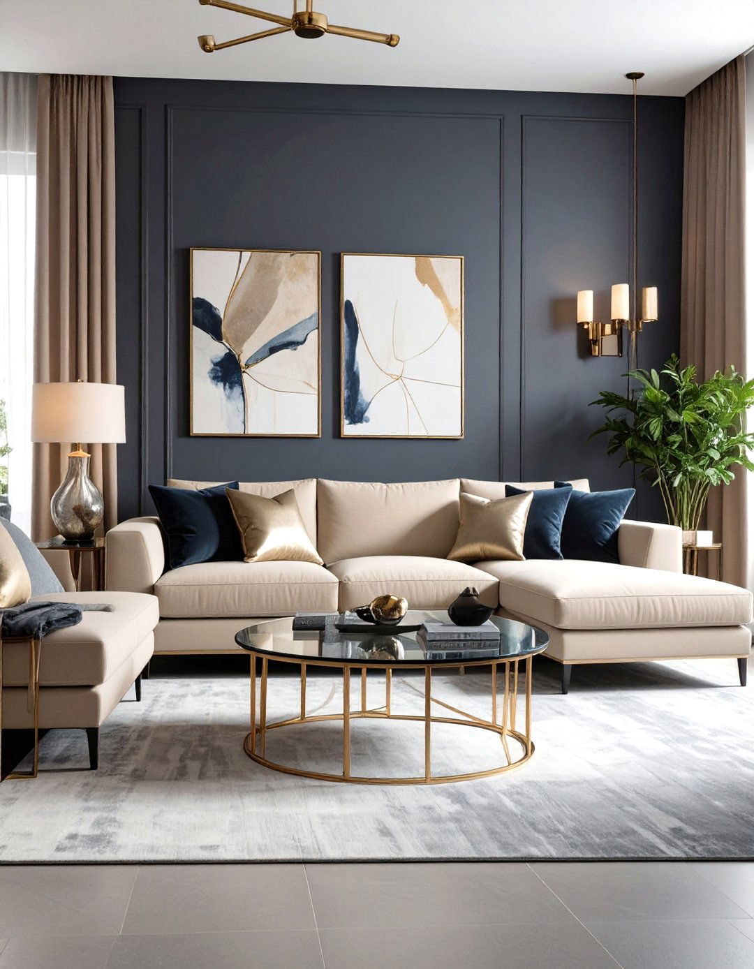 Contemporary Beige Couch Design - 24 Beige Couch Living Room Ideas