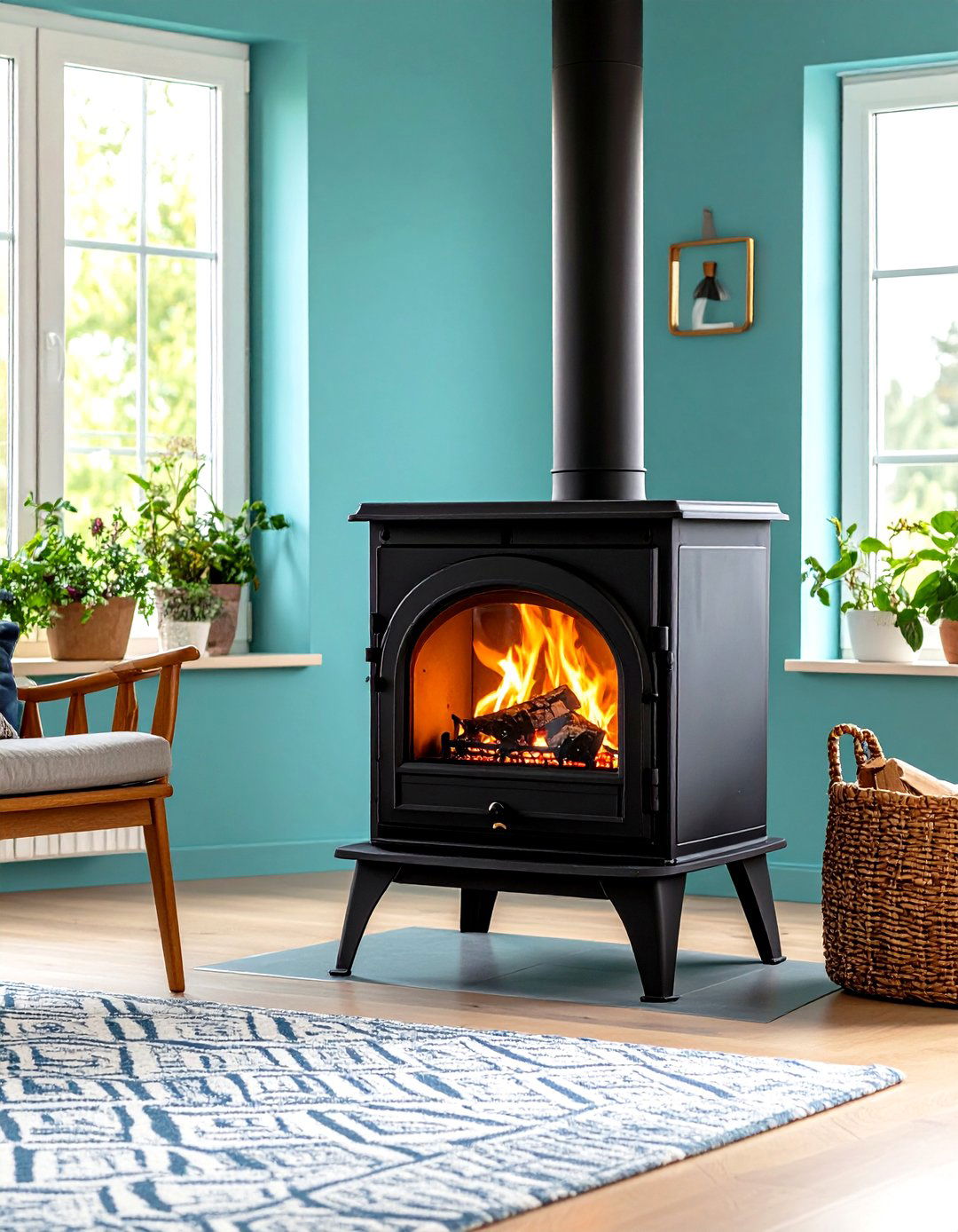 Contemporary Cast Iron Stoves - 24 Scandinavian Fireplace Ideas