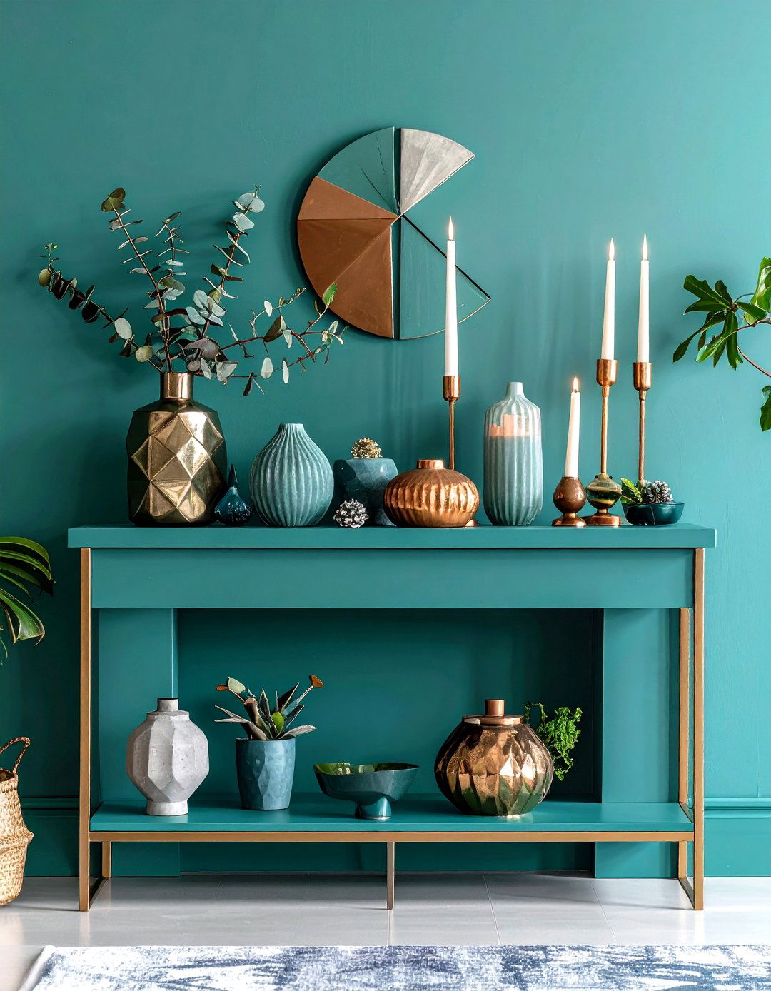 Contemporary Clean Lines - 24 Spring Mantel Decor Ideas