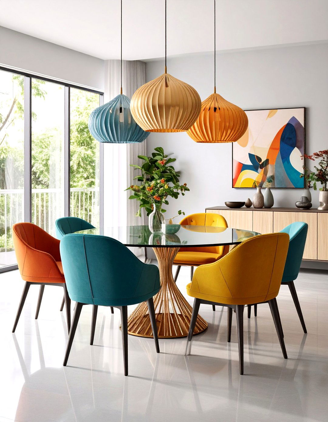 Contemporary Eclectic Dining Room - 24 Eclectic Dining Room Ideas