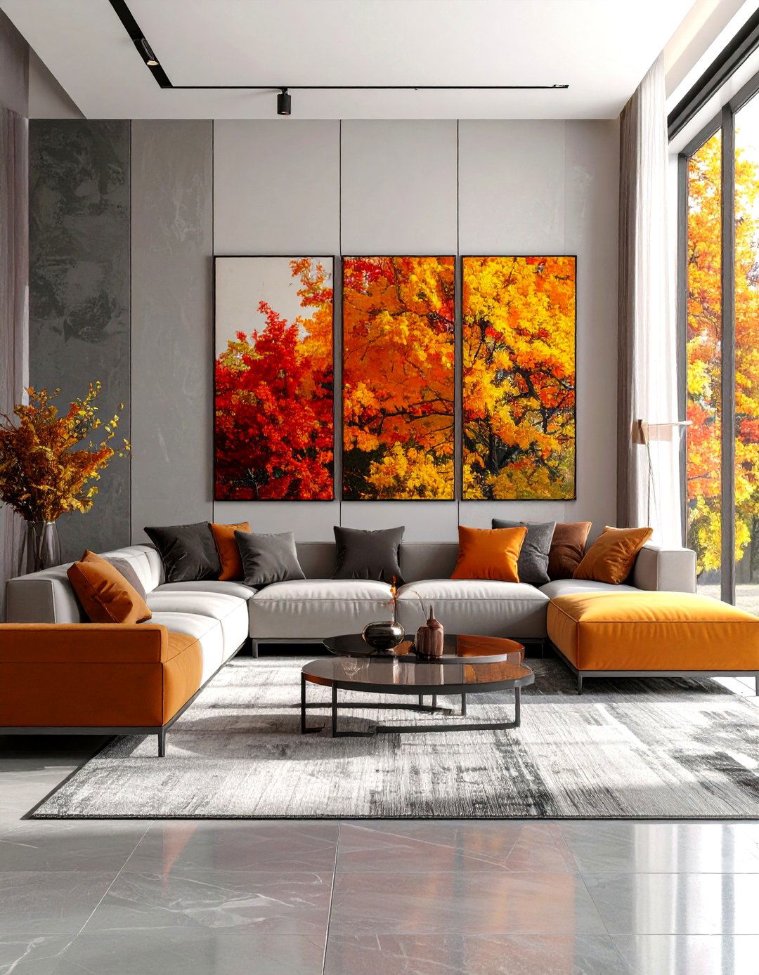 Contemporary Fall Living Room - 24 Fall Living Room Ideas