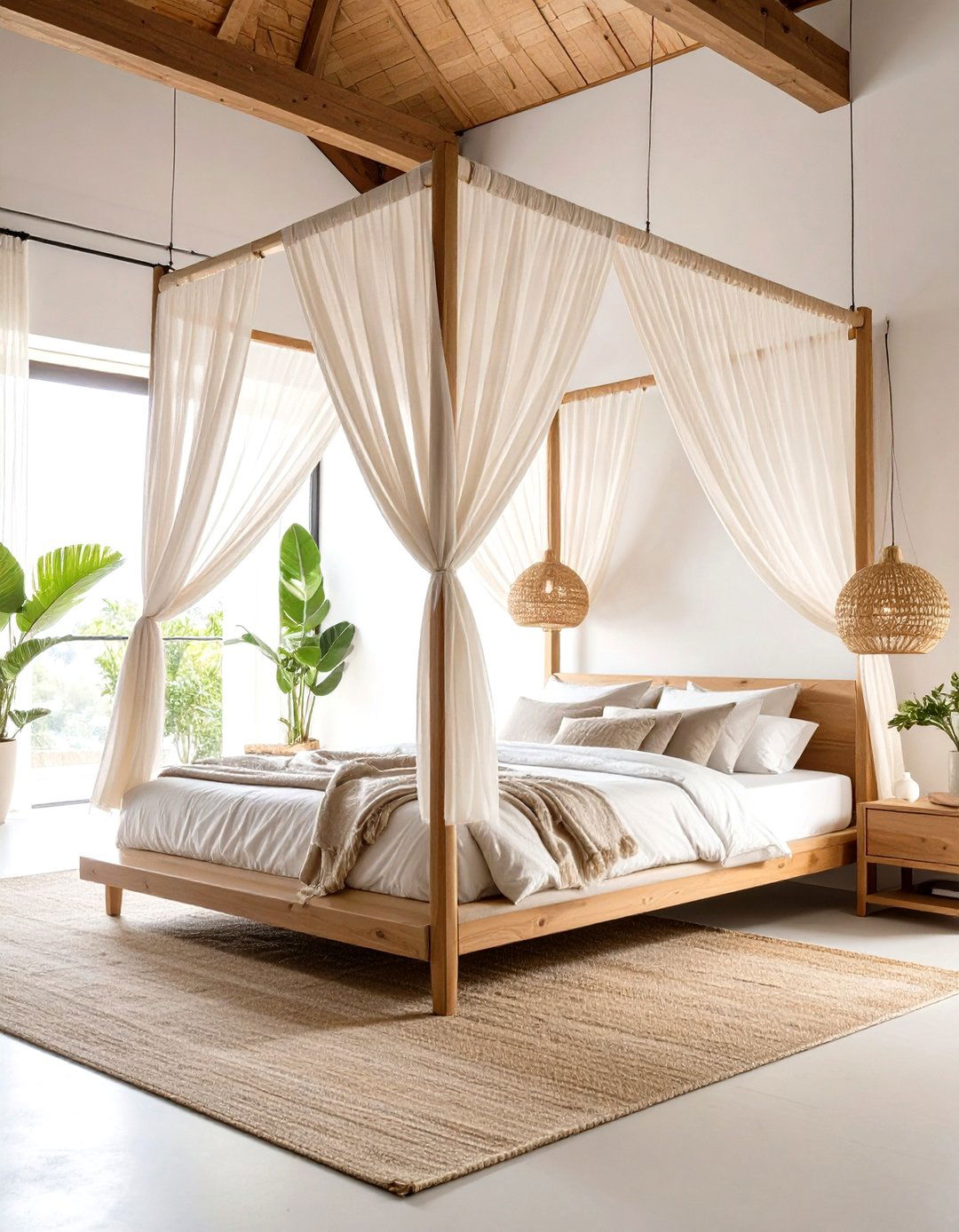 Contemporary Floating Canopy Bed - 24 Canopy Bed Ideas
