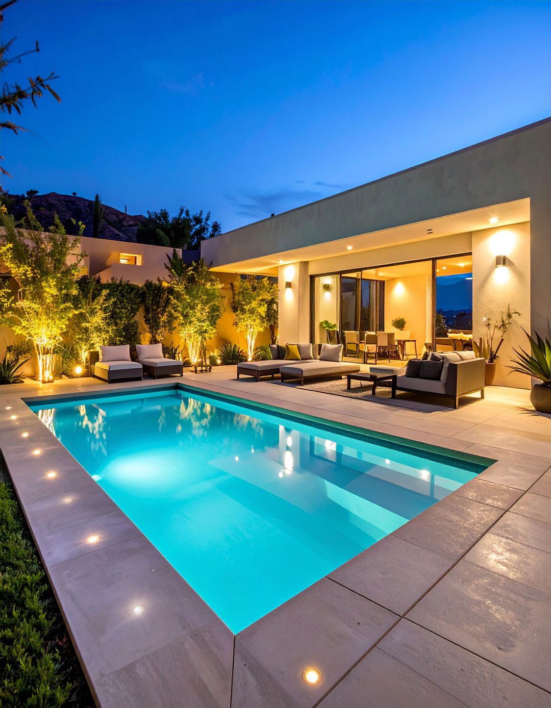 Contemporary Geometric Plunge Pool Design - 24 Plunge Pool Ideas
