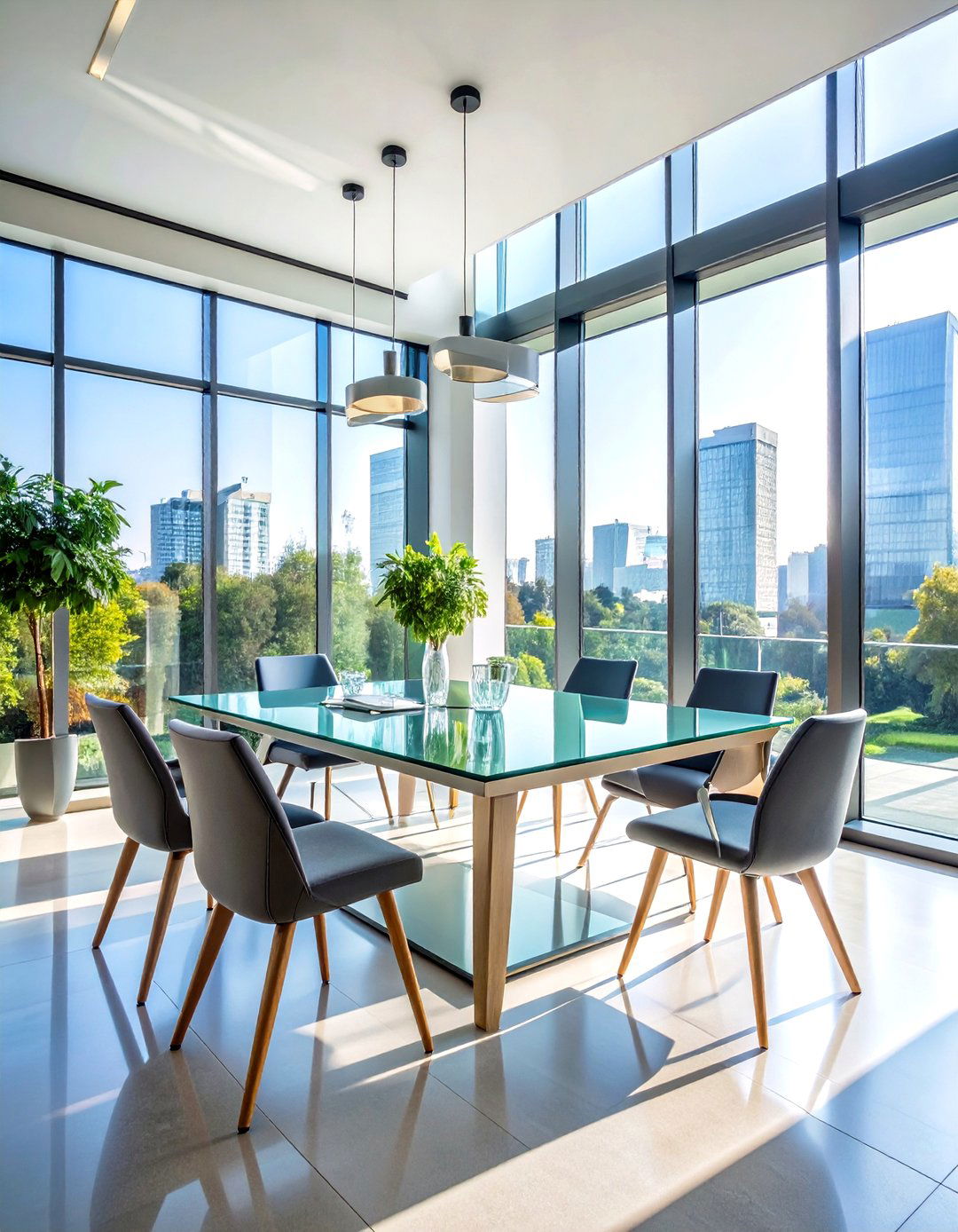 Contemporary Glass House Effect - 24 Morning Room Ideas
