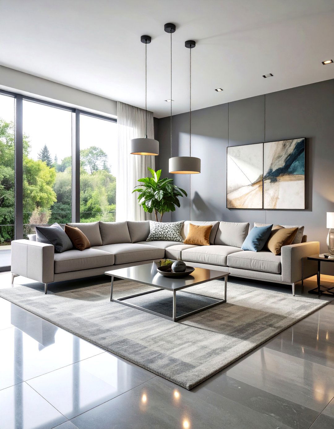 Contemporary Greige Sophistication - 24 Greige Living Room Ideas