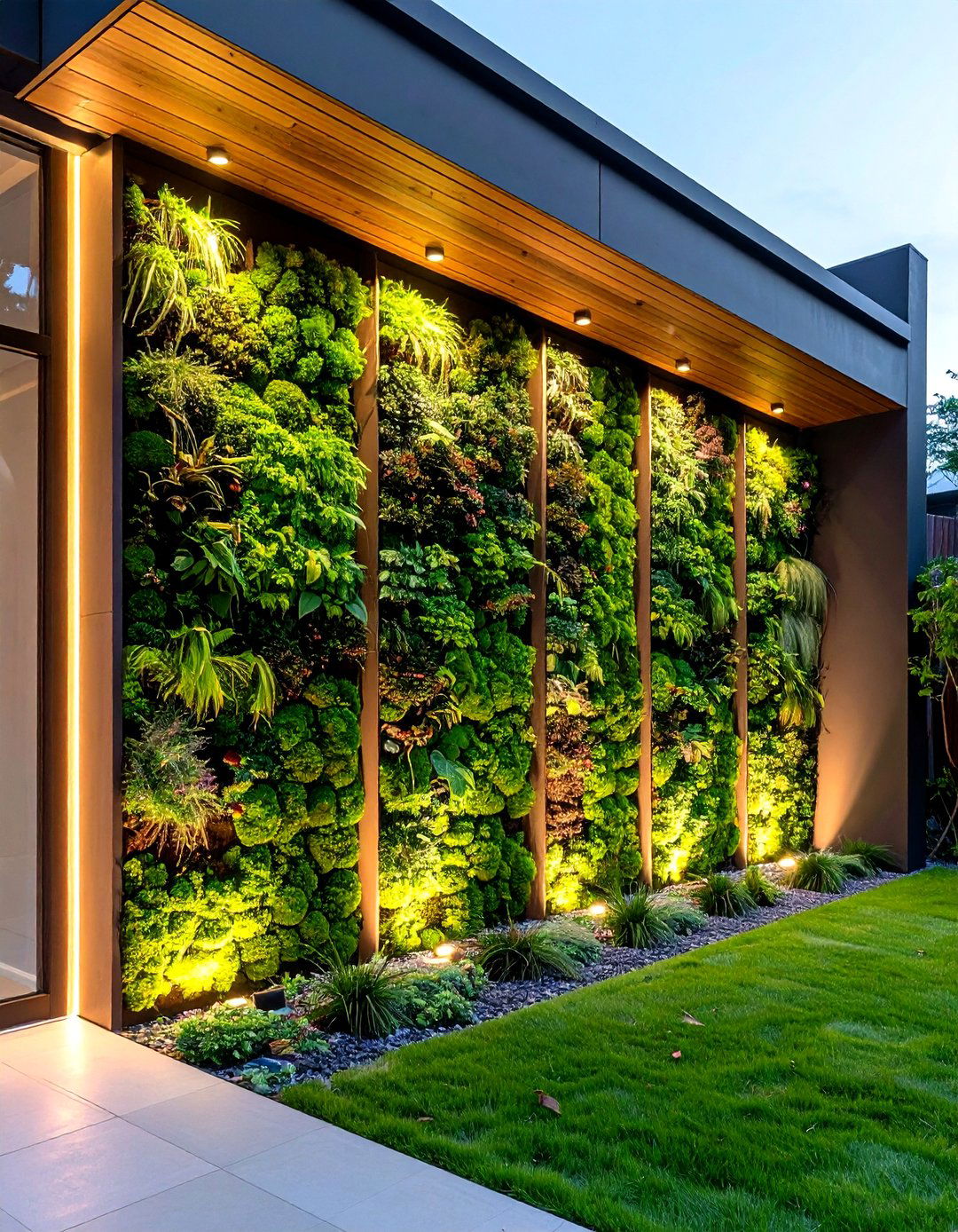 Contemporary Moss Wall Installation - 24 Moss Garden Ideas