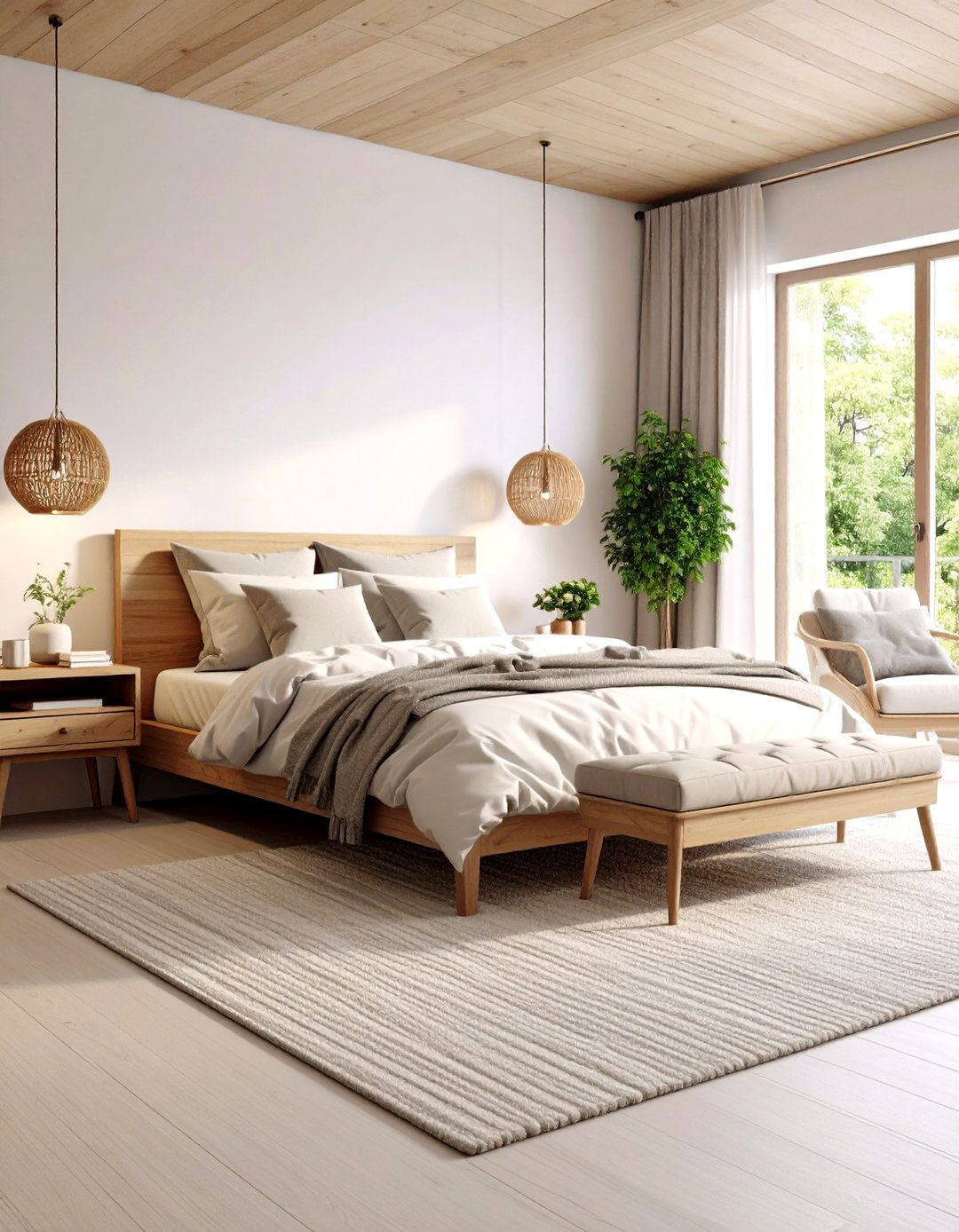 Contemporary Neutral Bedroom - 24 Neutral Bedroom Ideas