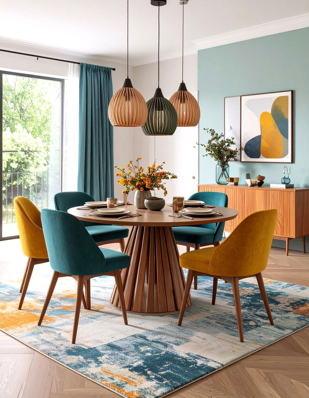 Contemporary Open Concept Dining Room - 24 Dining Room Ideas