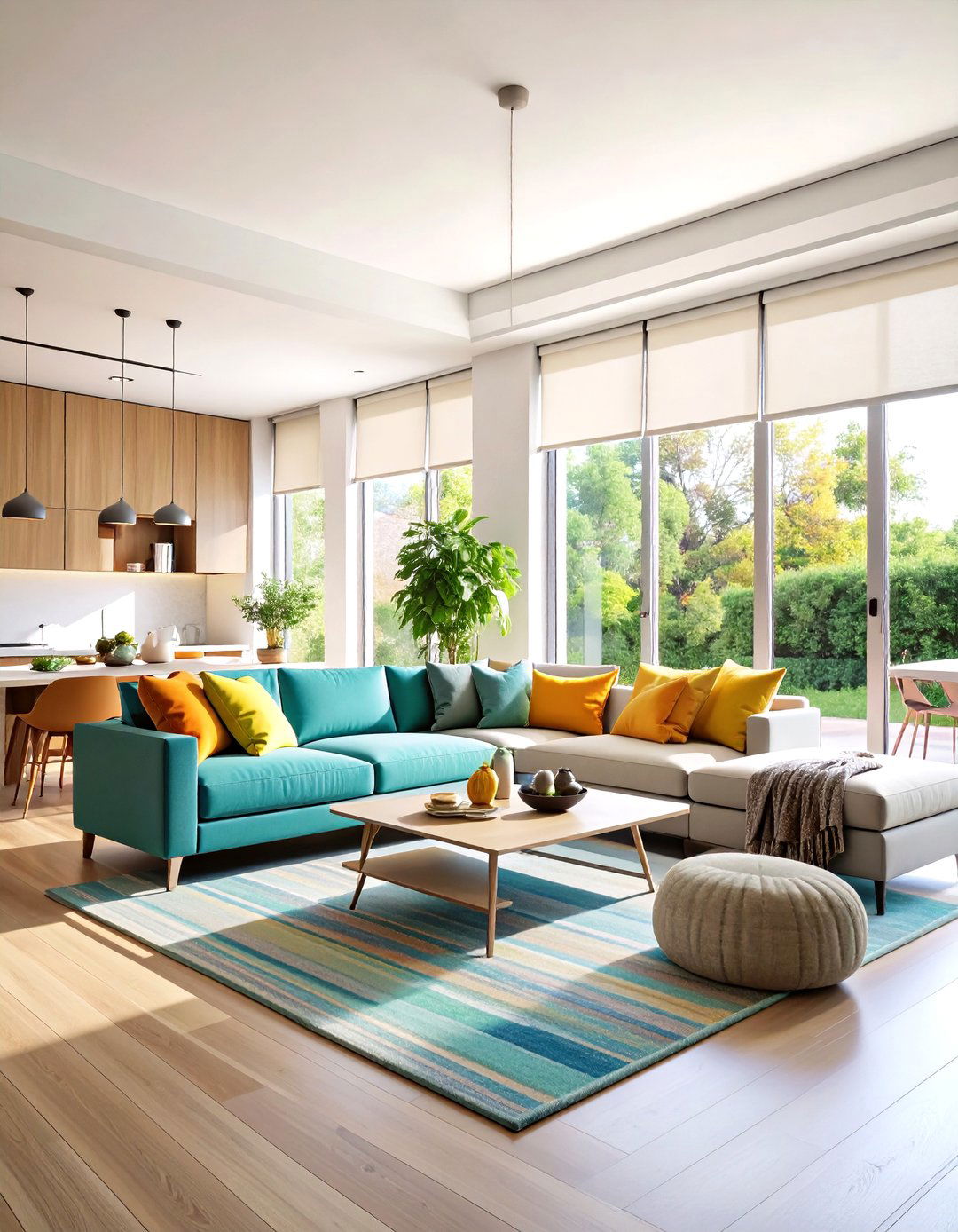 Contemporary Panel Track System for Sliding Doors - 24 Window Treatments Ideas