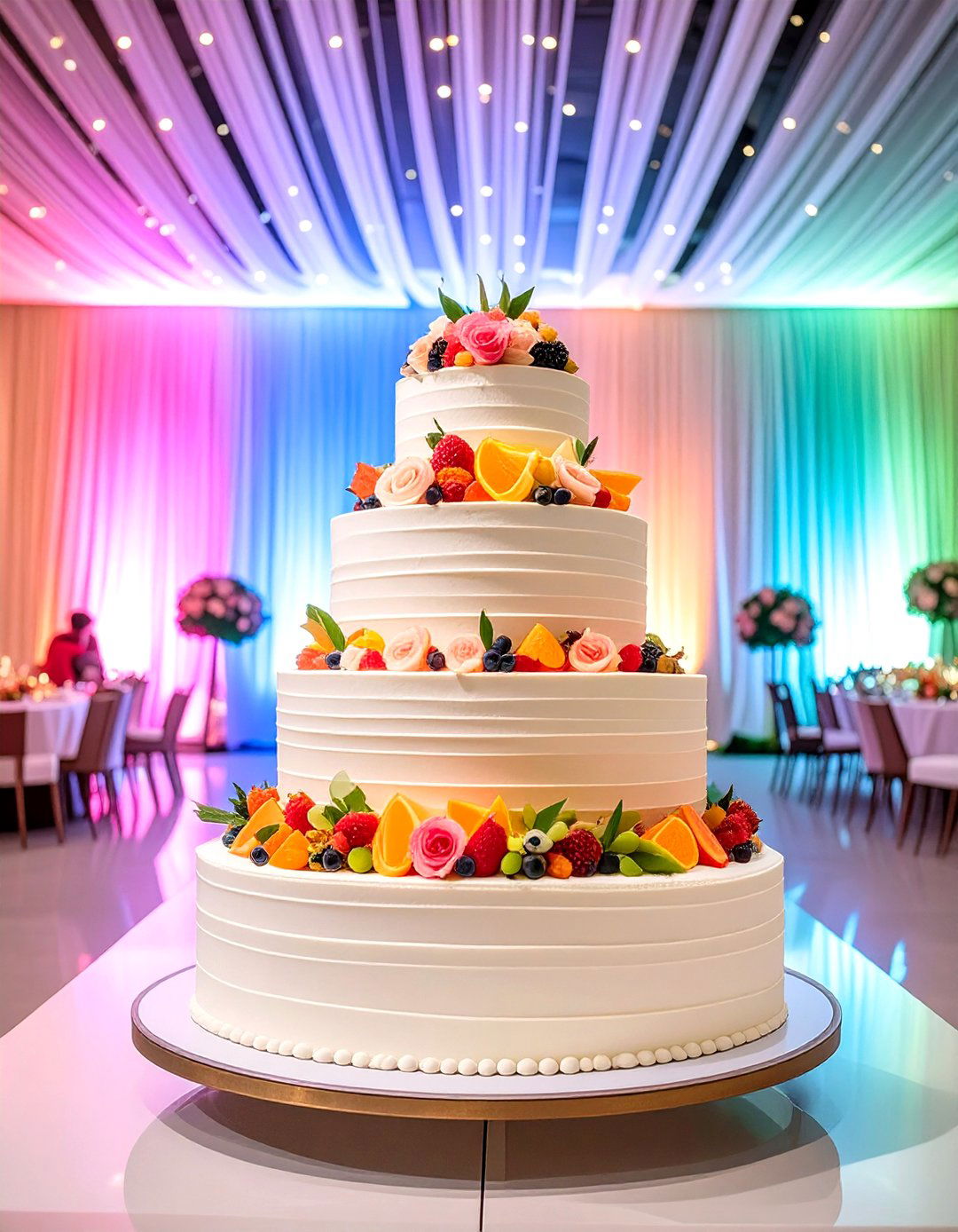 Contemporary Sheet Wedding Cakes - 24 Wedding Cake Ideas