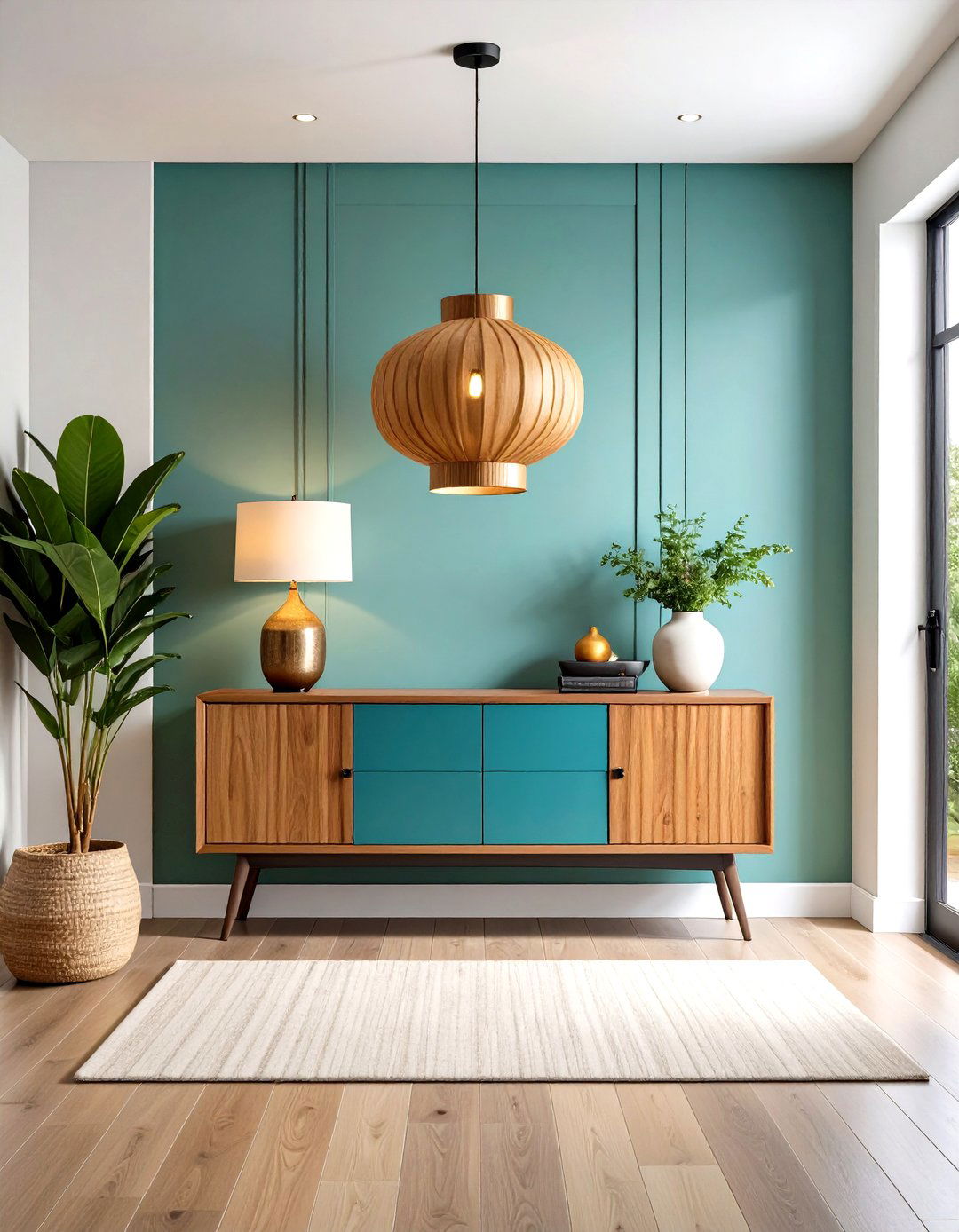 Contemporary Transitional Foyer with Mixed Materials - 24 Foyer Decor Ideas