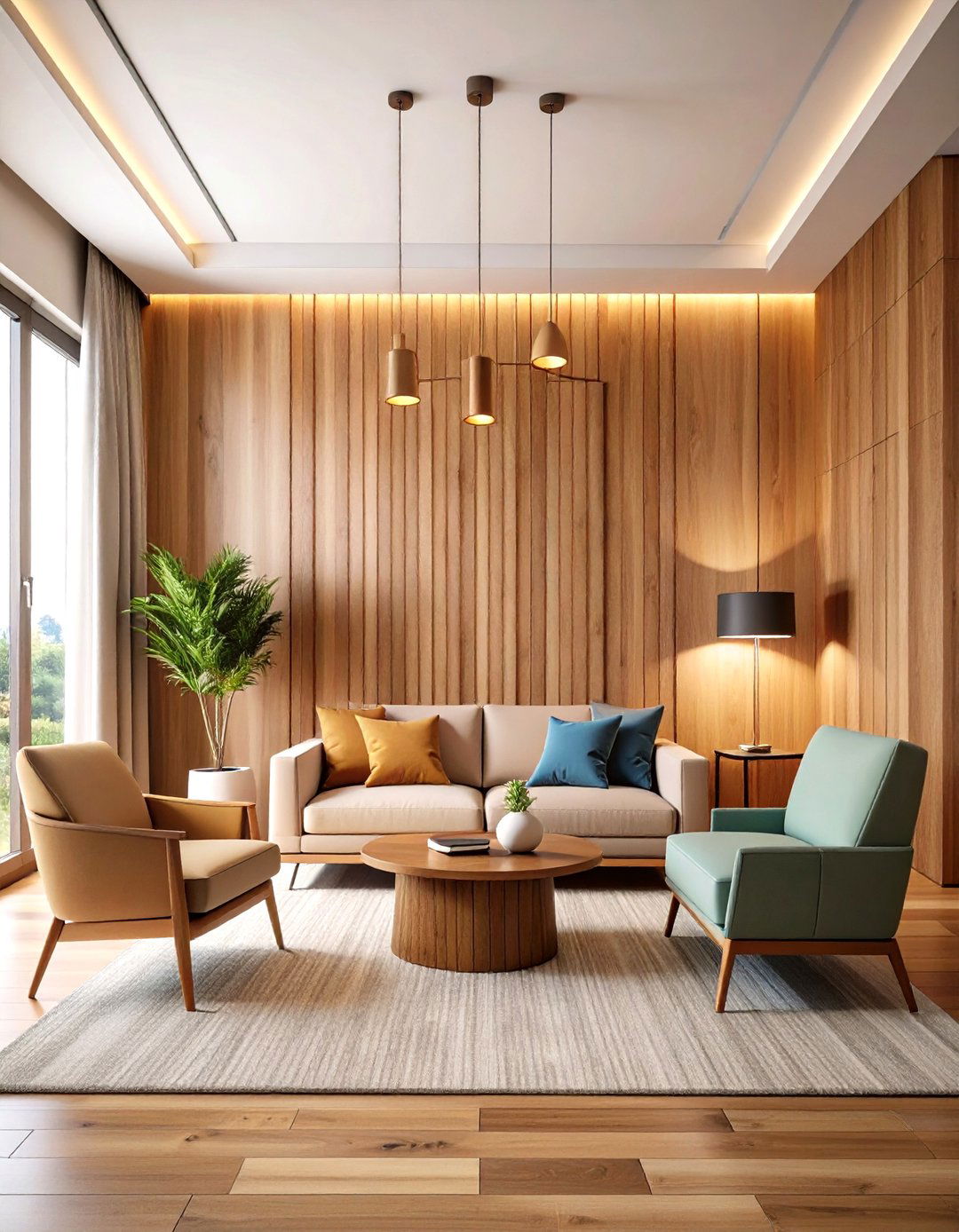 Contemporary Wooden Accent Walls - 24 Wooden Interior Design Ideas