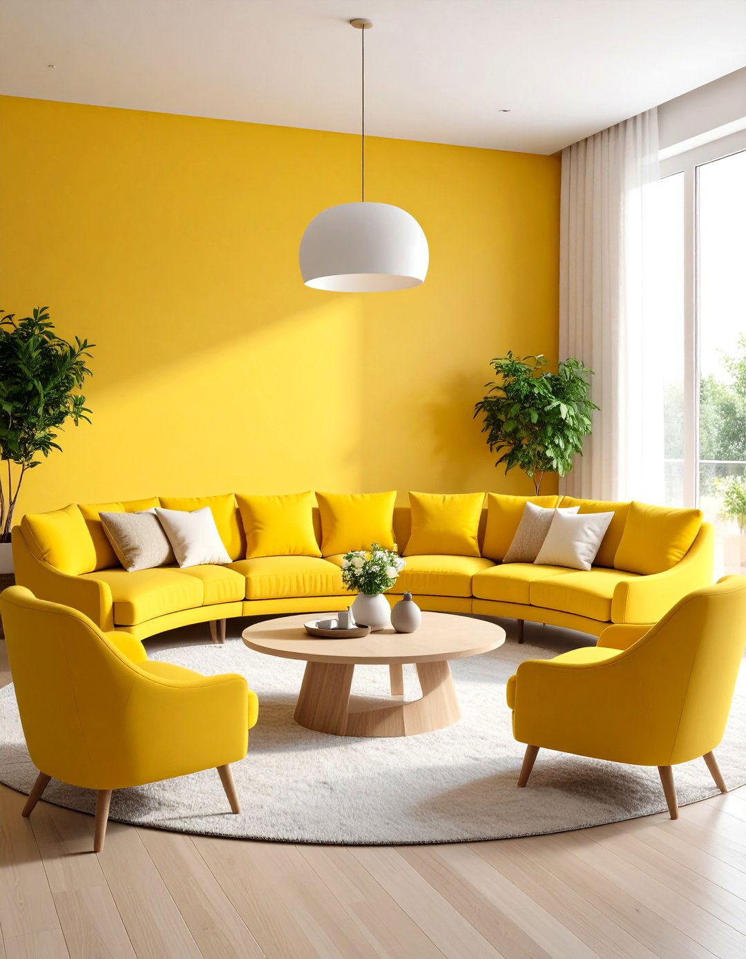 Conversation Circle Formation - 24 Feng Shui Living Room Ideas