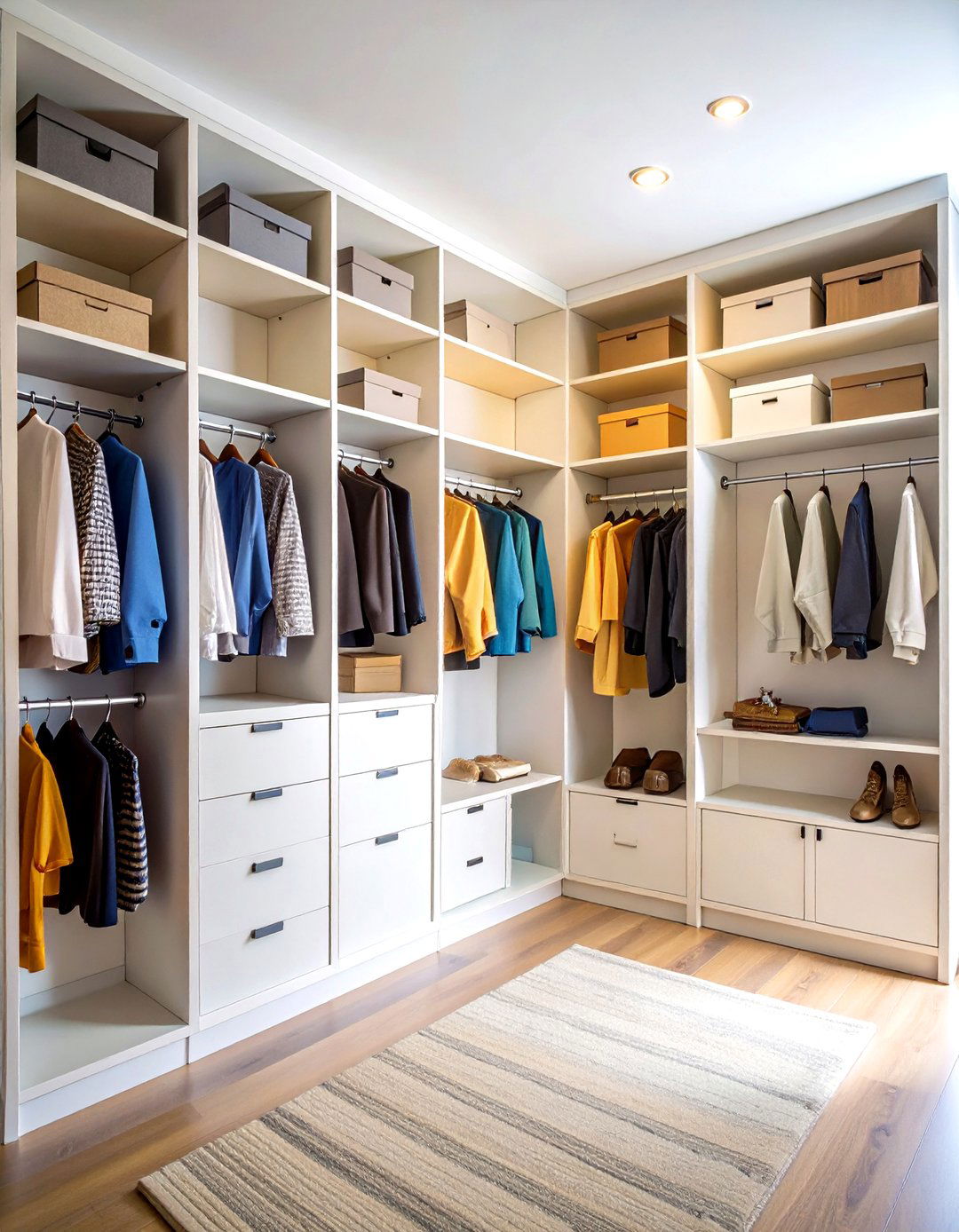Converted Closet Office Storage - 24 Office Shelving Ideas