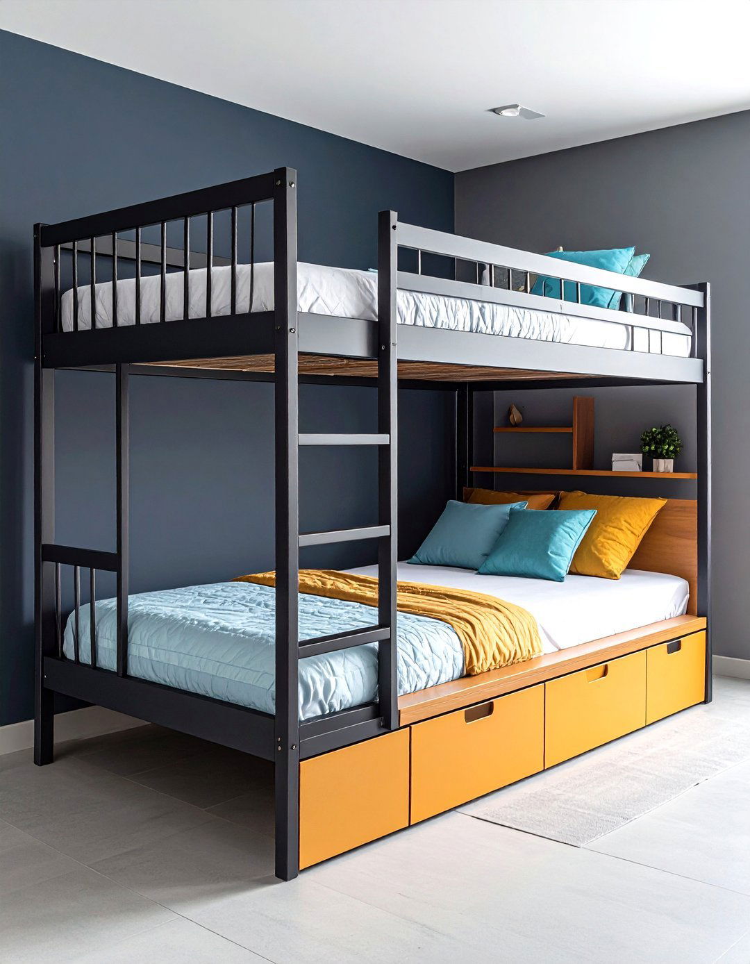 Convertible Bed Configurations - 24 Boy and Girl Shared Small Room Ideas