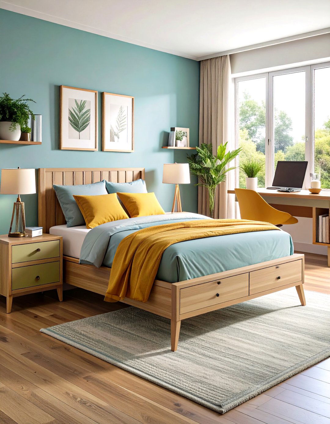 Convertible Desk Nightstand - 24 Nightstand Ideas