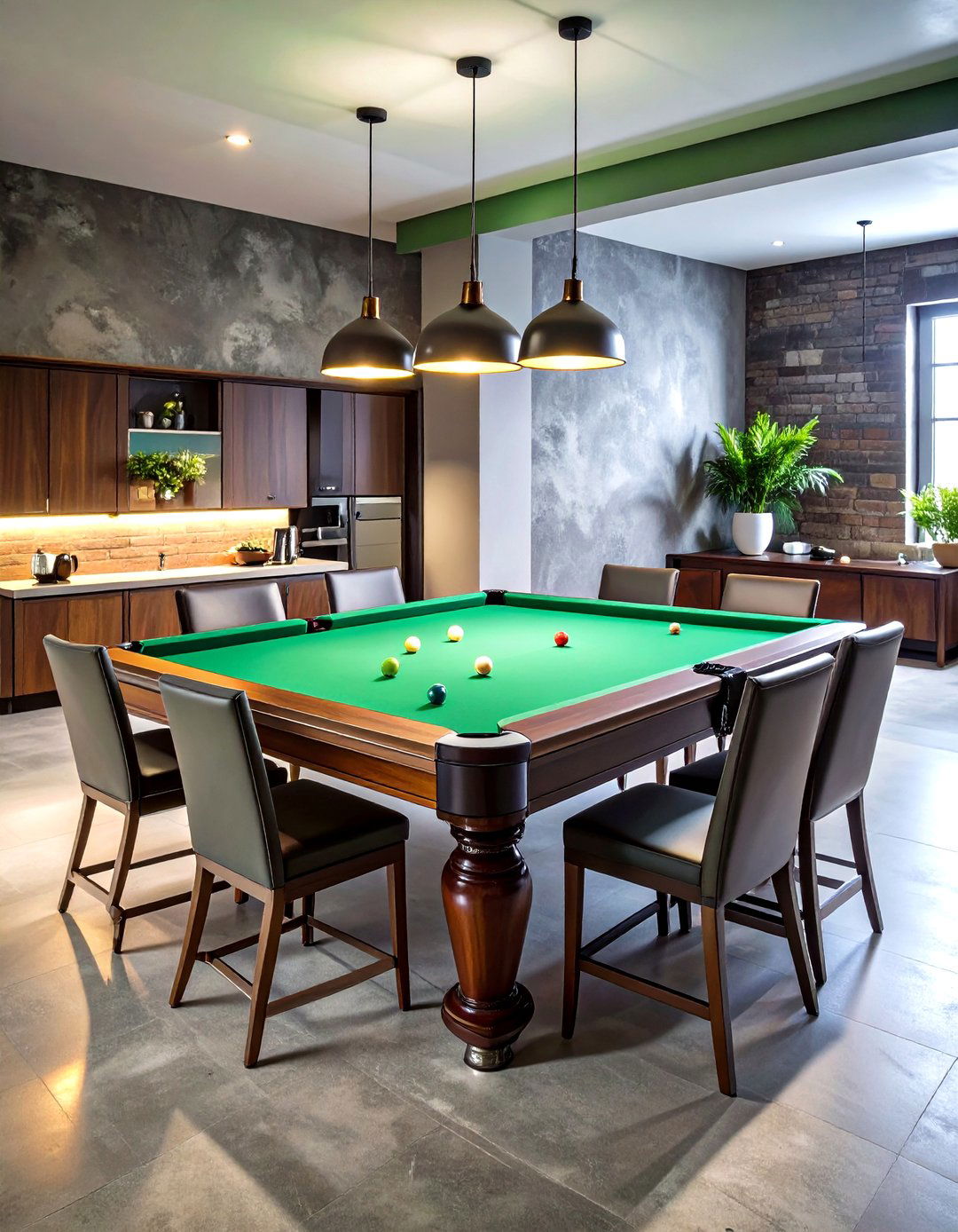 Convertible Dining Pool Tables - 24 Basement Furniture Ideas