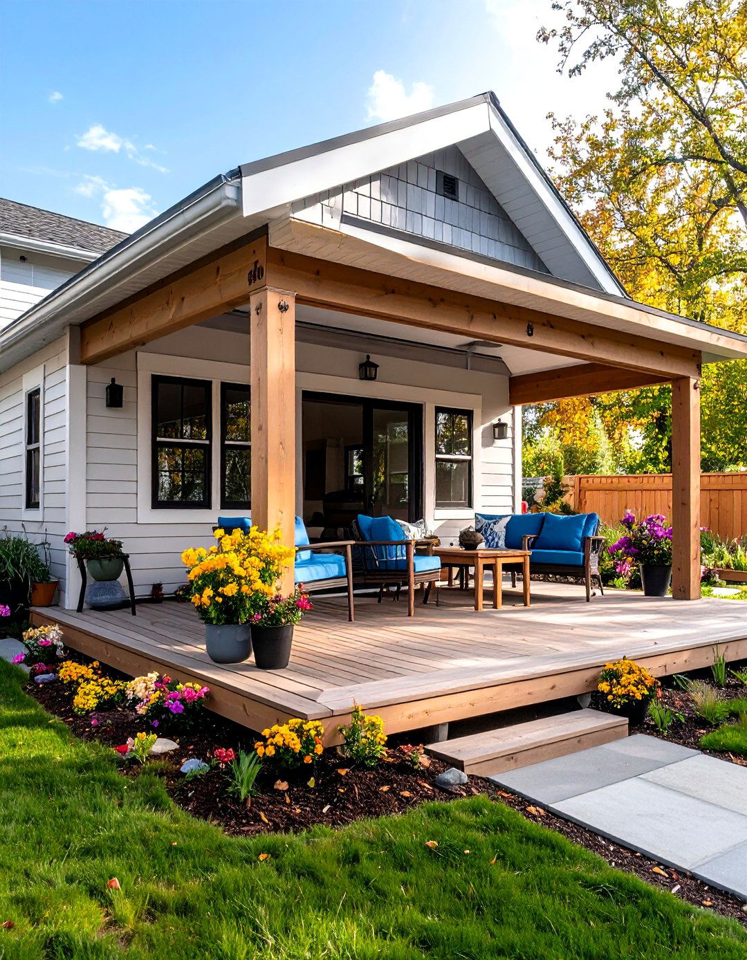 Convertible Entertainment Space Car Porch Design - 24 Car Porch Design Ideas