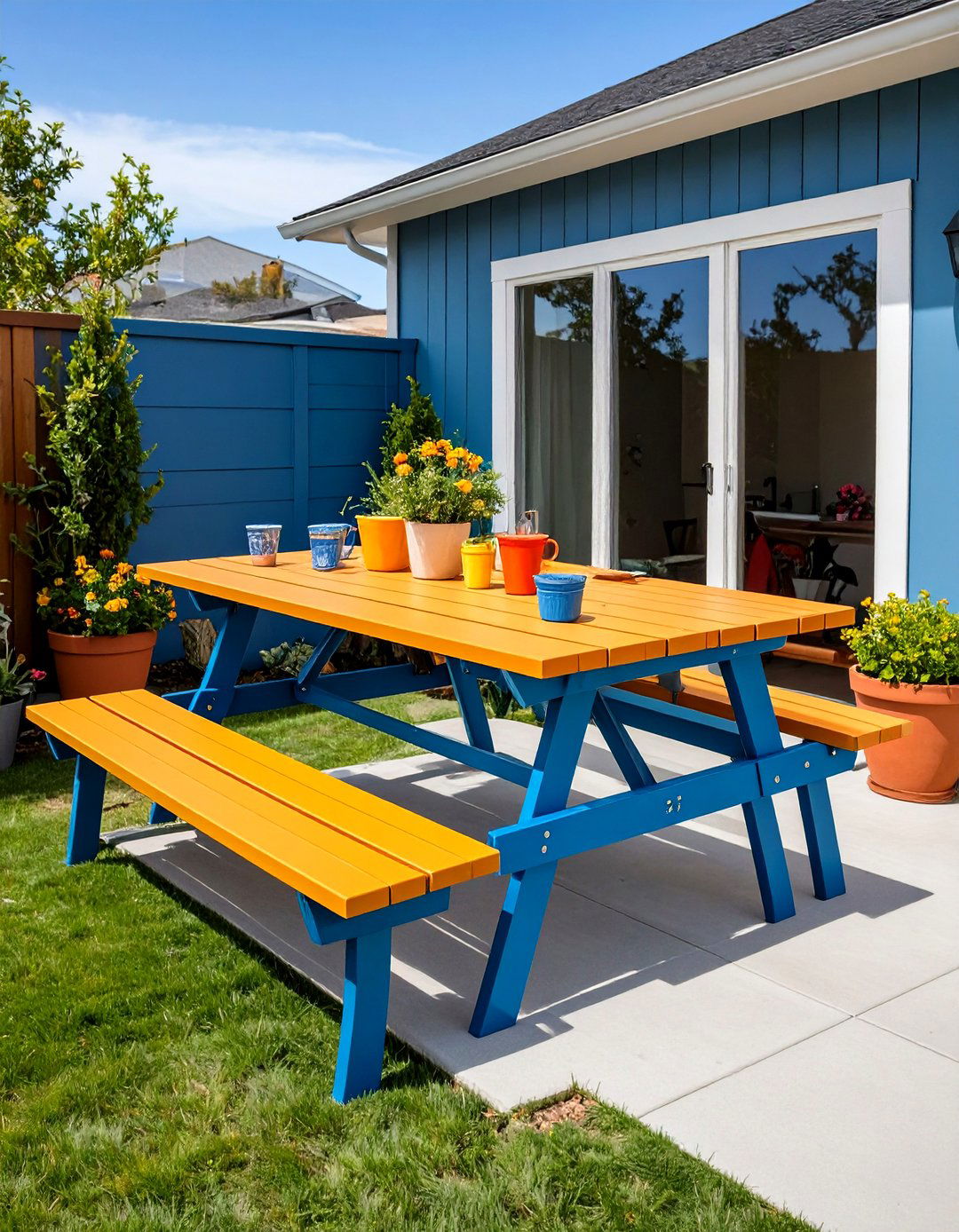 Convertible Picnic Table Bench Combination - 24 Garden Furniture Ideas