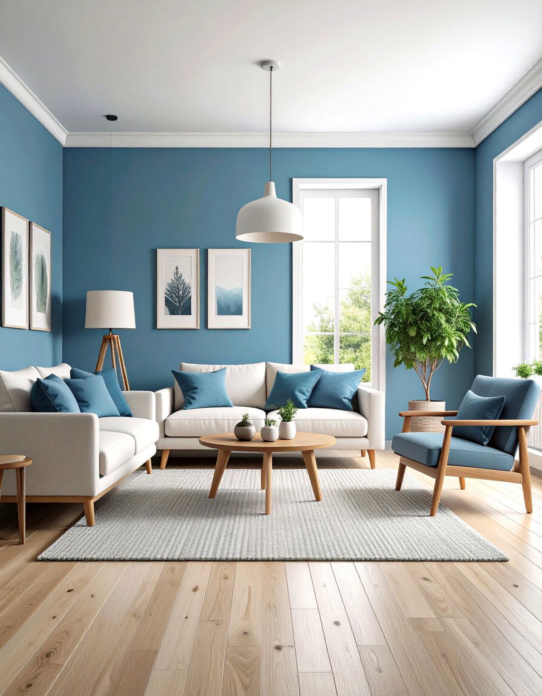 Cool Blue Gray Paint for Scandinavian Minimalism - 24 Blue-gray Paint Colors