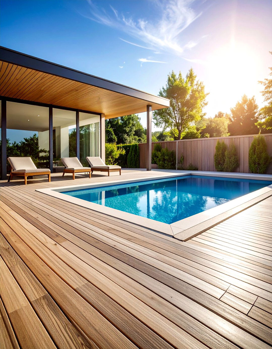 Cool Deck Pool Surface - 24 Concrete Pool Deck Ideas